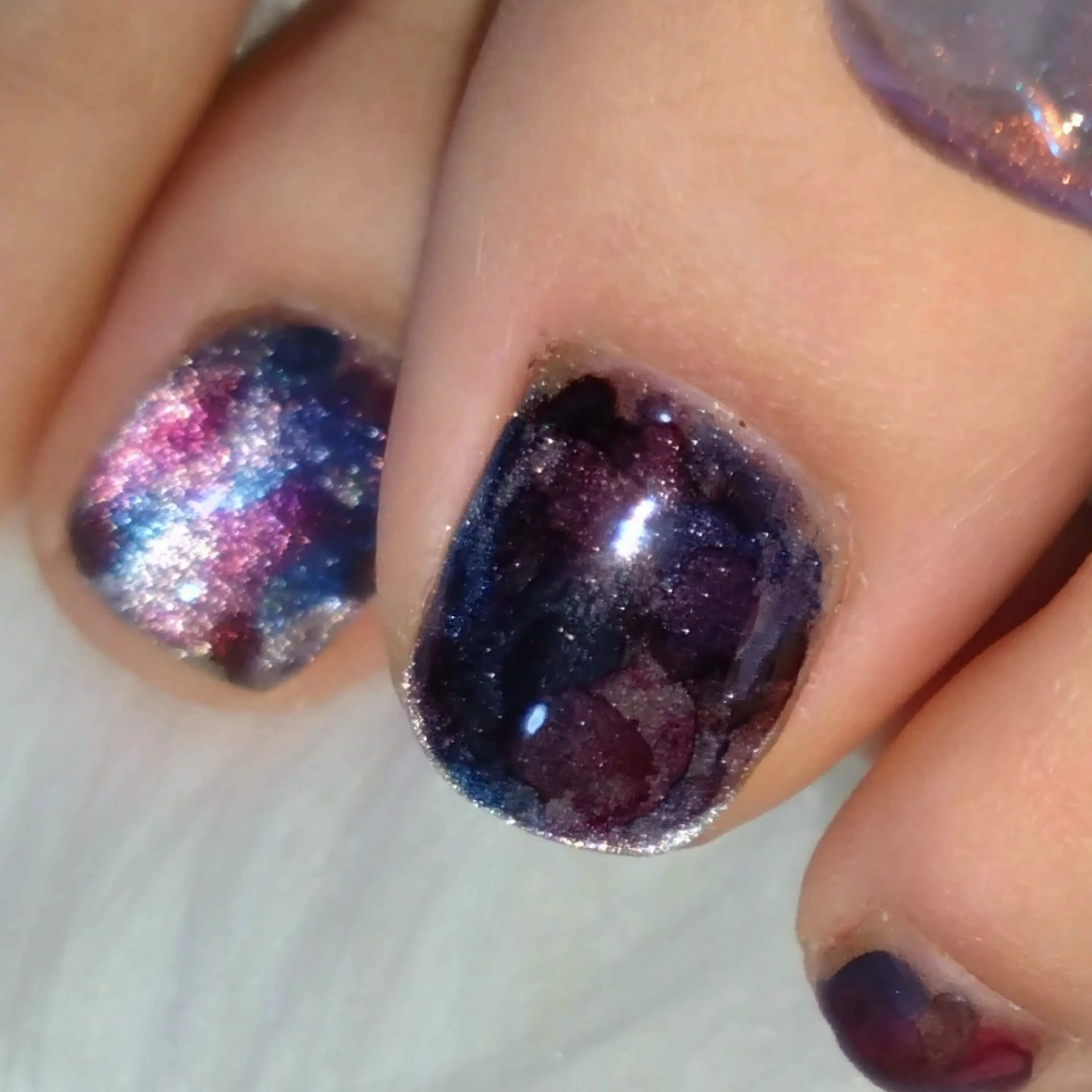 ネイル マグネットネイル フットネイル Nail salon LEVALO【レヴァロ】所属・Nail salon LEVALOレヴァロのネイルデザイン