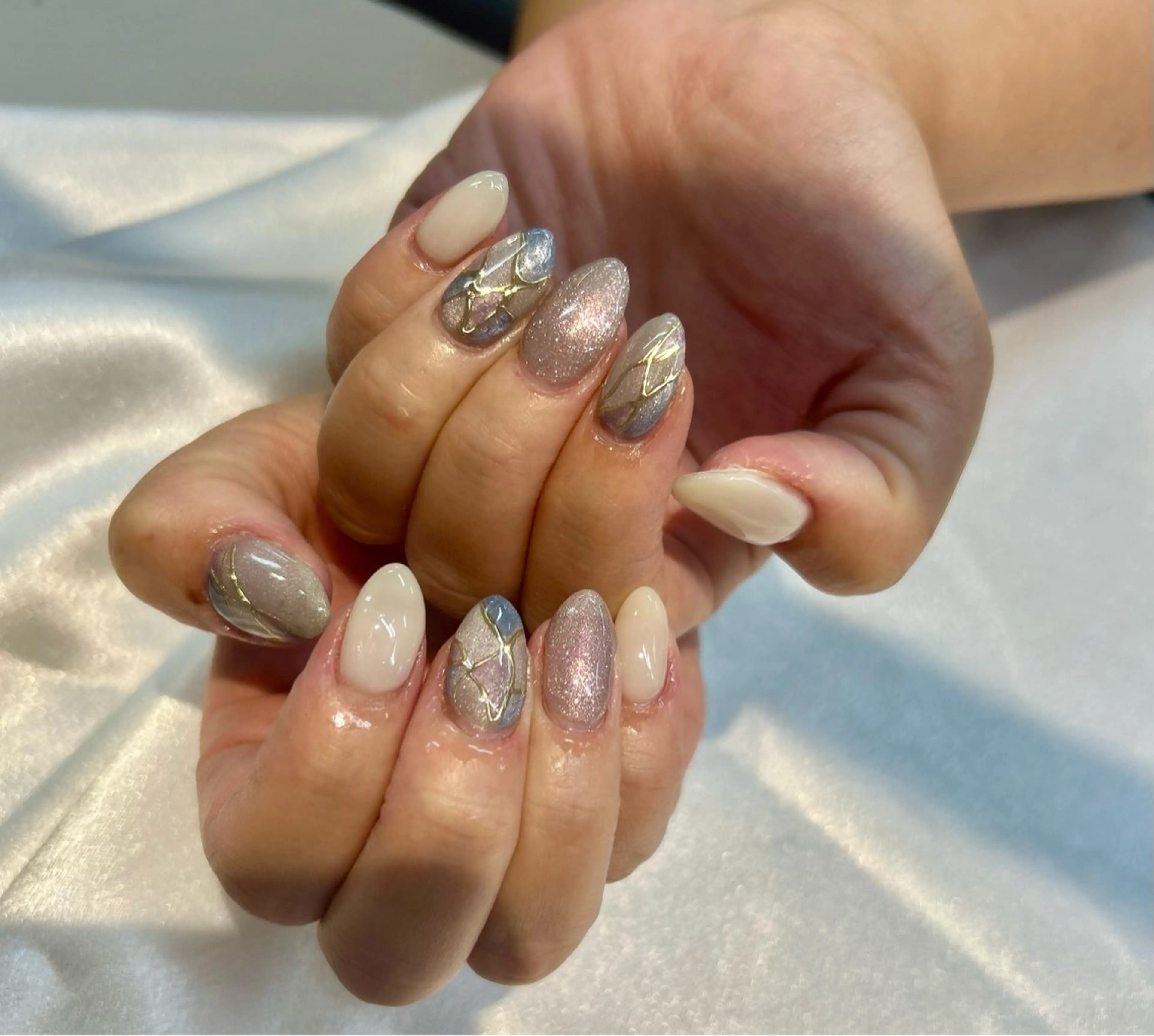 ネイル hair&make EARTH coiffure beaute 龍ケ崎店所属・nailset/ asukaのネイルデザイン