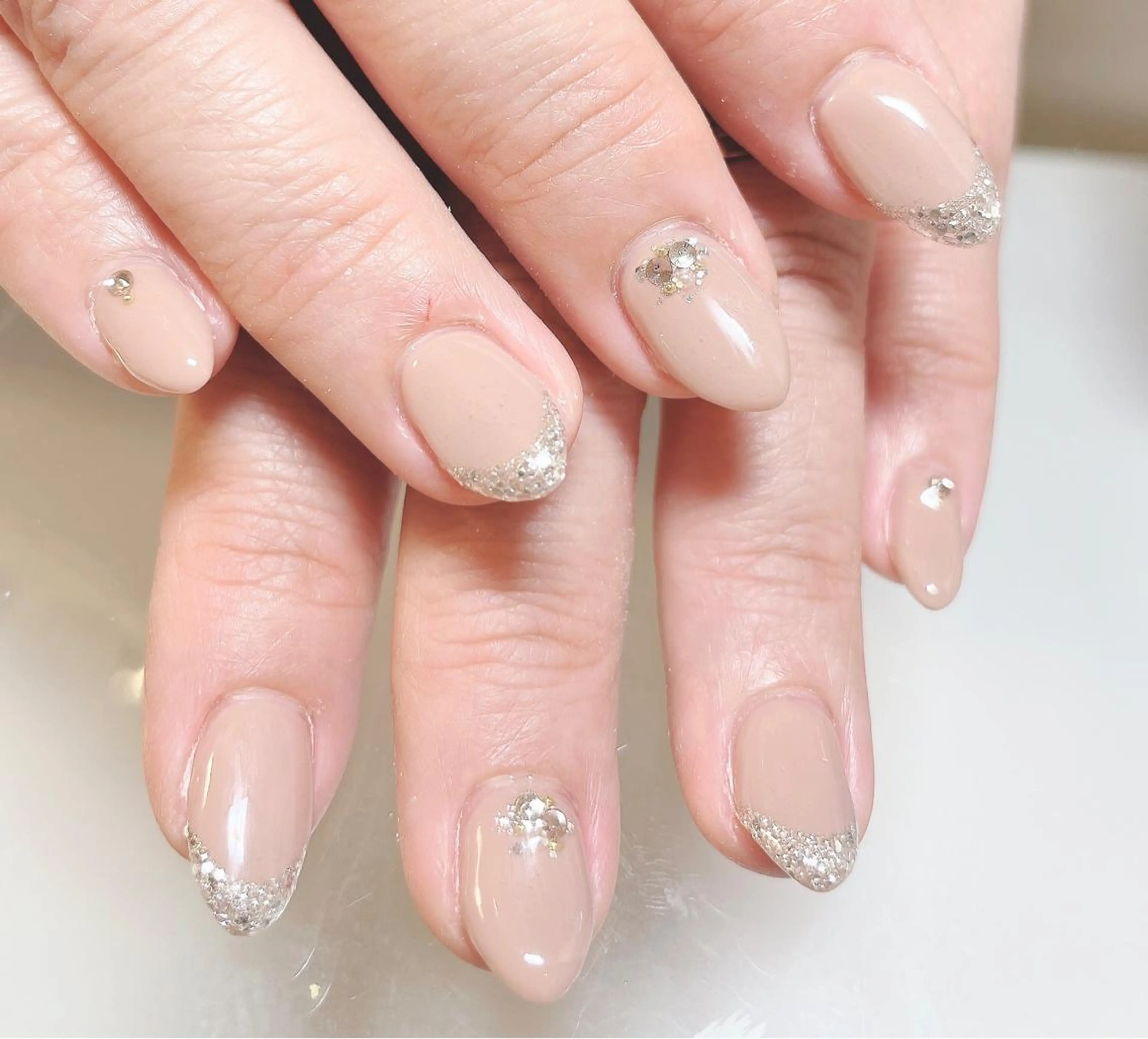 ネイル フレンチネイル ハンドネイル Nail room Lunaのネイルデザイン