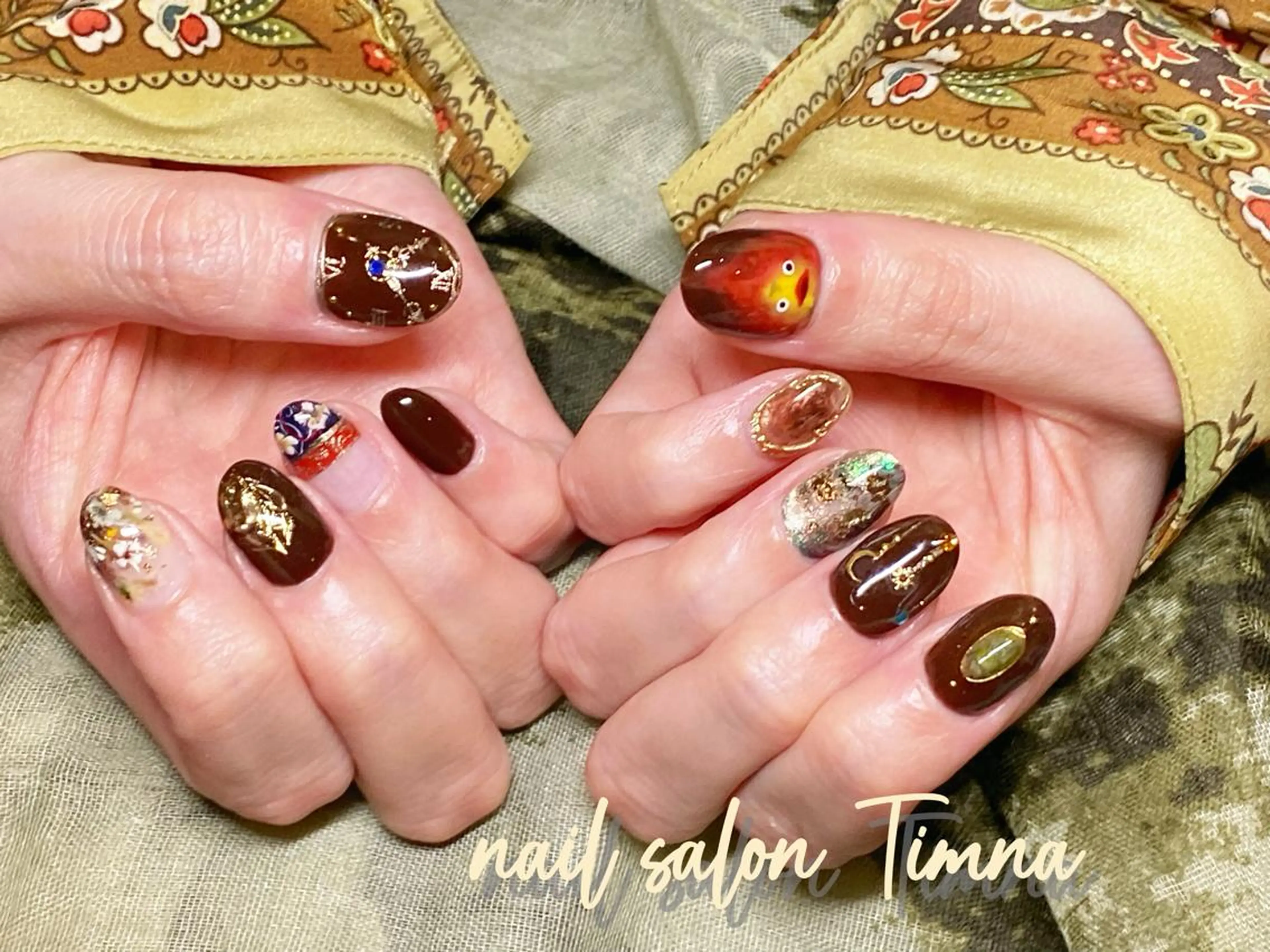 ショート ハンドネイル NAILSALON 🍔Timna🍟のネイルデザイン