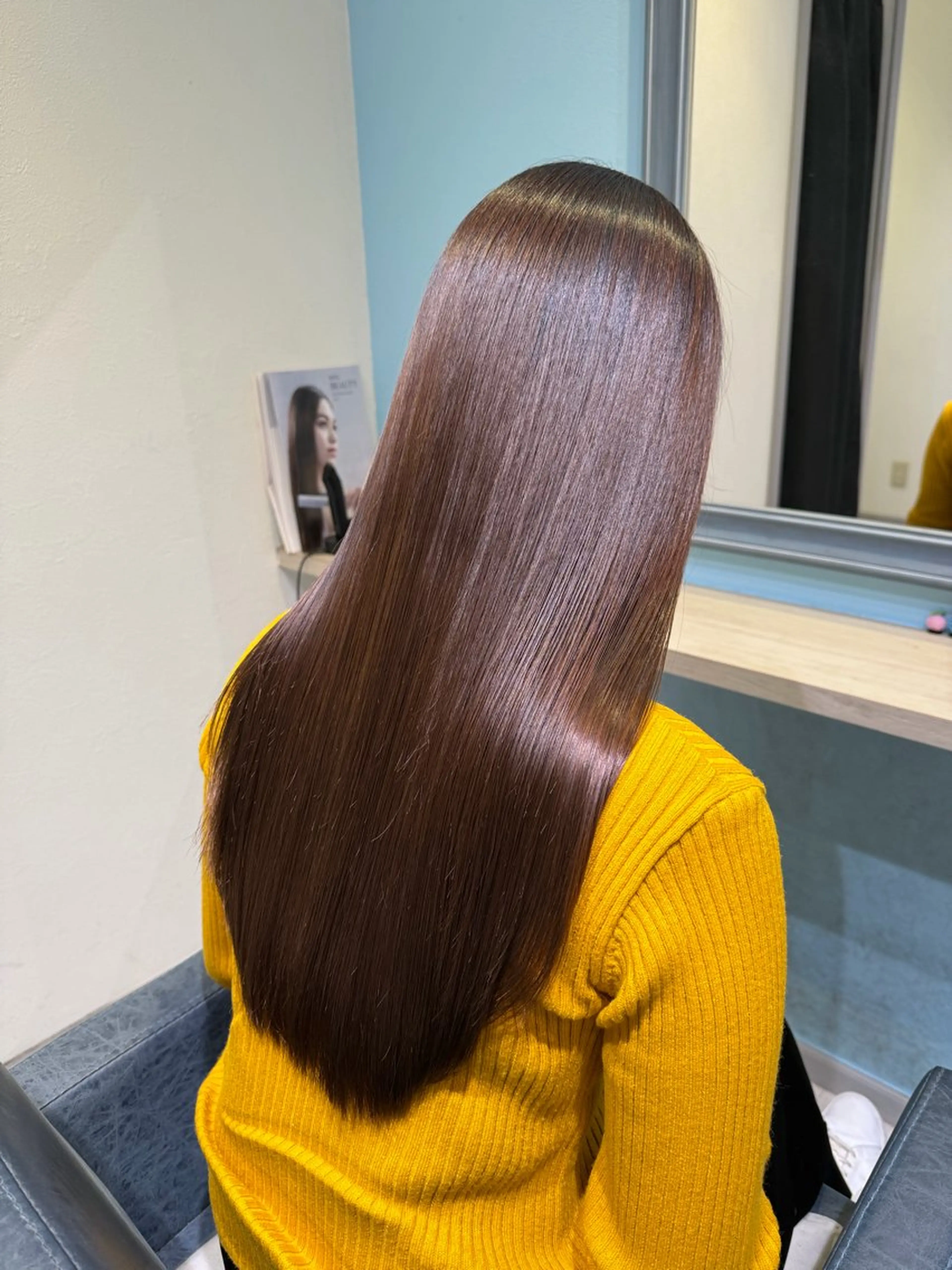 セミロング カット 縮毛矯正 トリートメント Lia所属・縮毛矯正の達人 ☆　松本のヘアスタイル