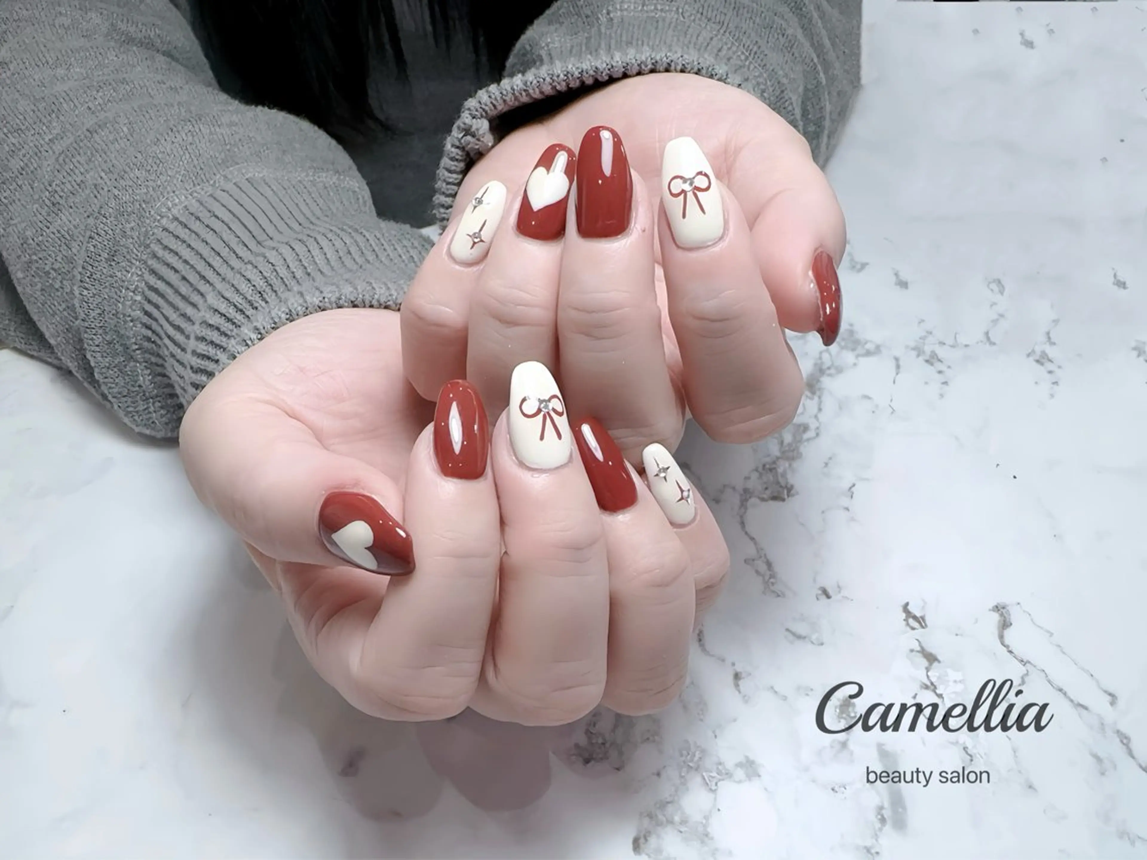 ネイル ハンドネイル ハンドケア Camellia nail salonのネイルデザイン