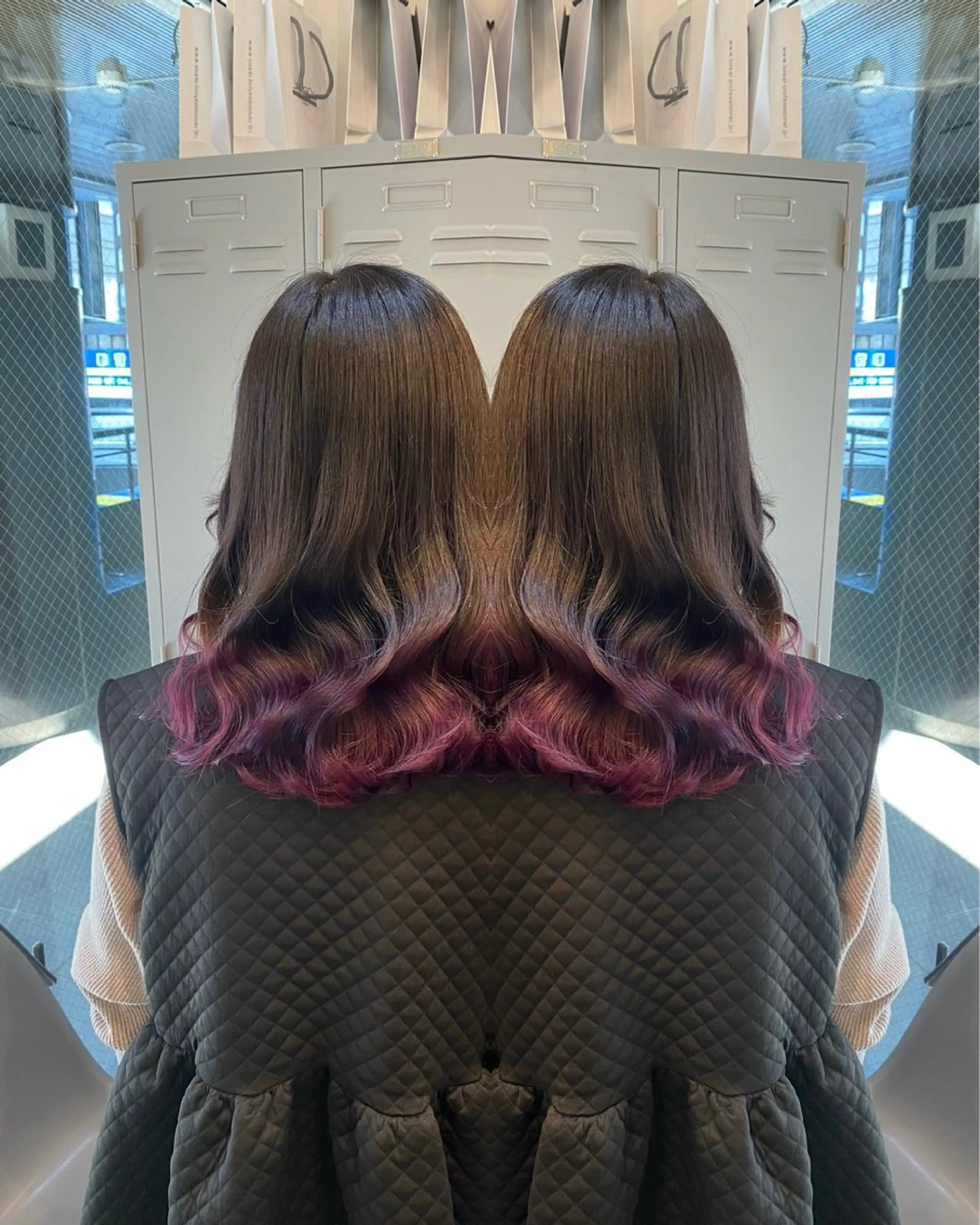 ロング カラー ヘアカラー 🦋レイヤー✖︎ 髪質改善🦋リョウヤのヘアスタイル