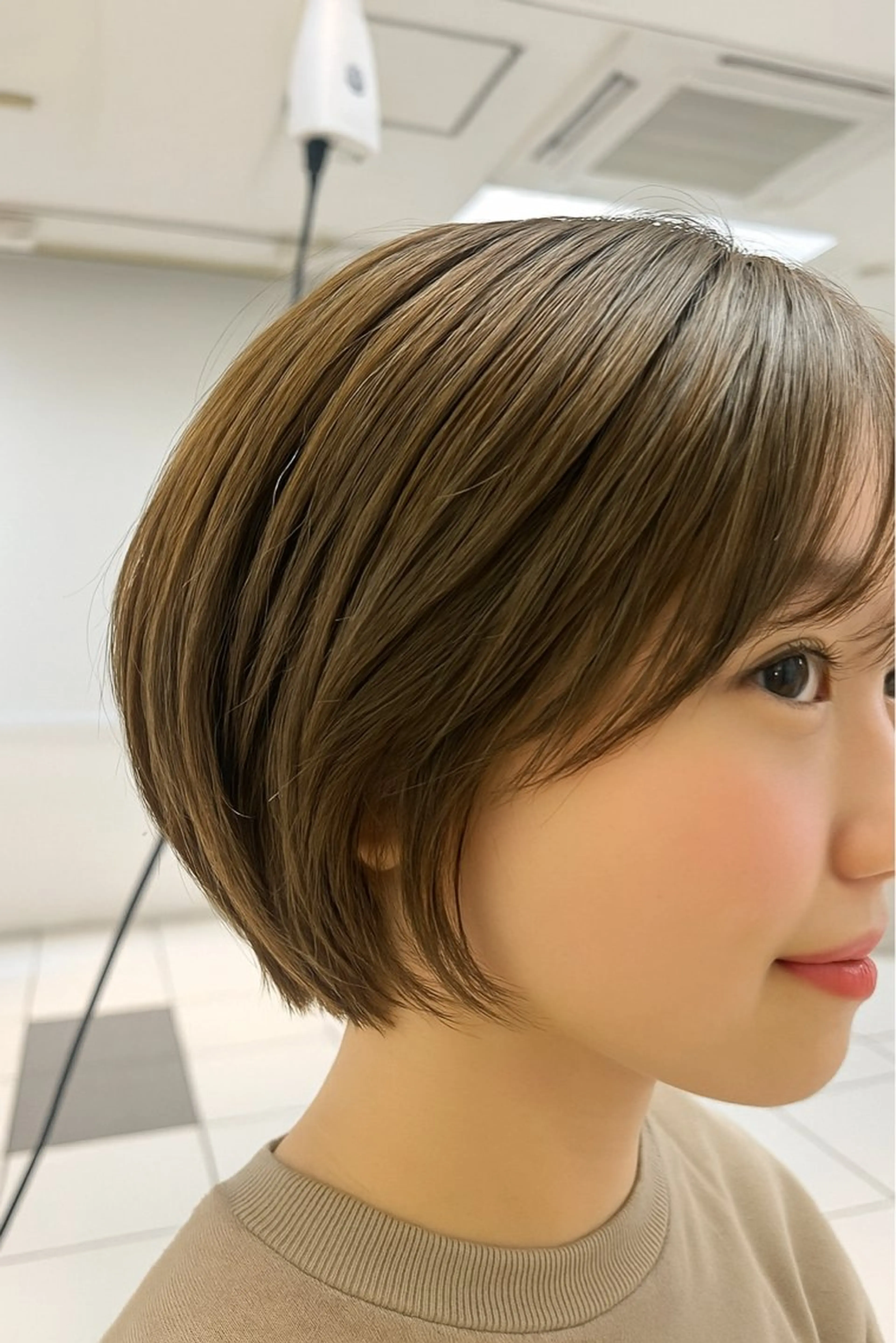 ショート カラー ✂韓国レイヤー 🦋みやび🪽のヘアスタイル