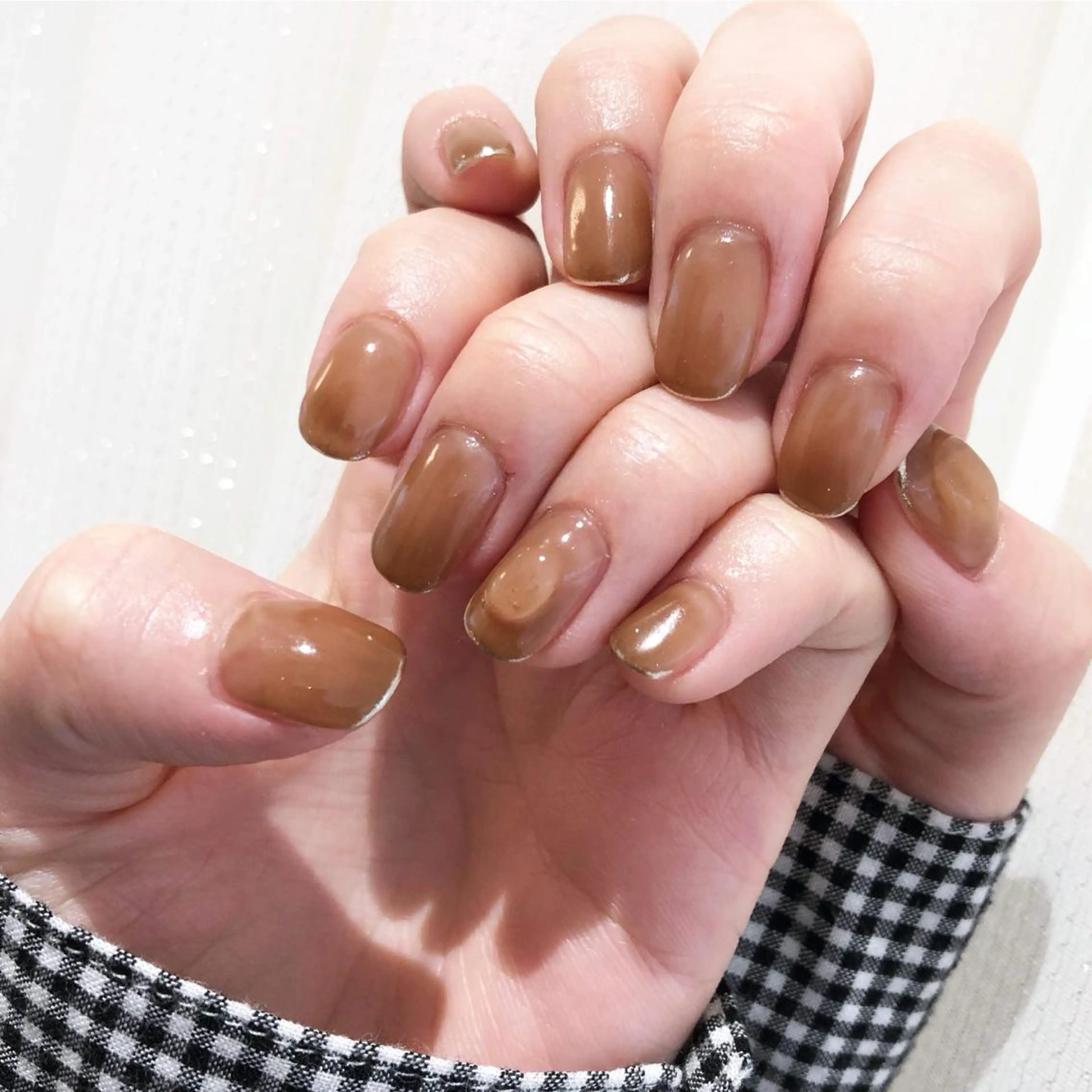 ネイル ミラーネイル ハンドネイル EARTH nanaのネイルデザイン