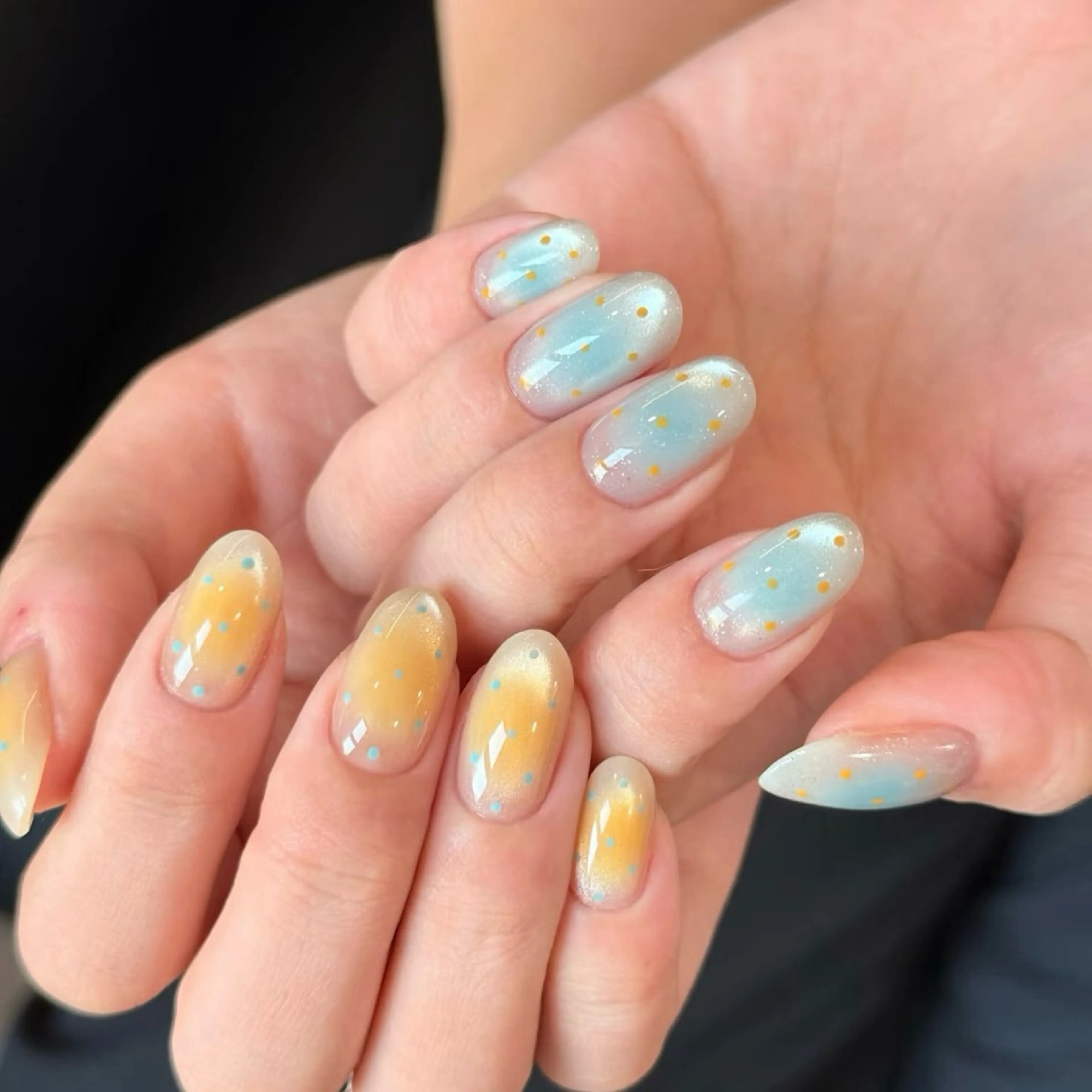 ネイル マグネットネイル マグネットワンカラー ワンカラーネイル Nail salon Amoureuse ネイルサロン アムルーズ所属・ネイリスト ミクのネイルデザイン