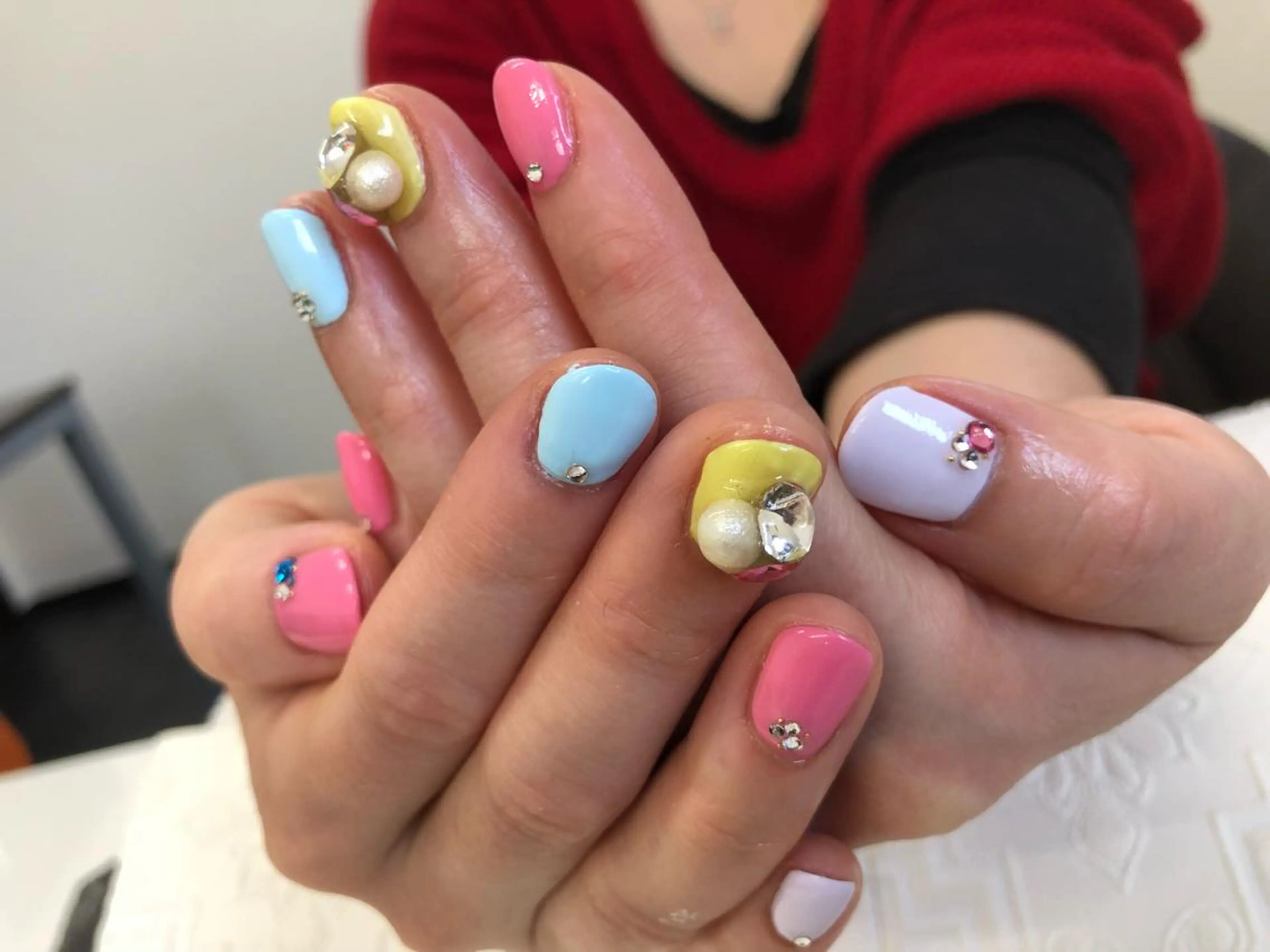 ネイル ストーンネイル ハンドネイル Embellir ♡鏡味のその他イメージ