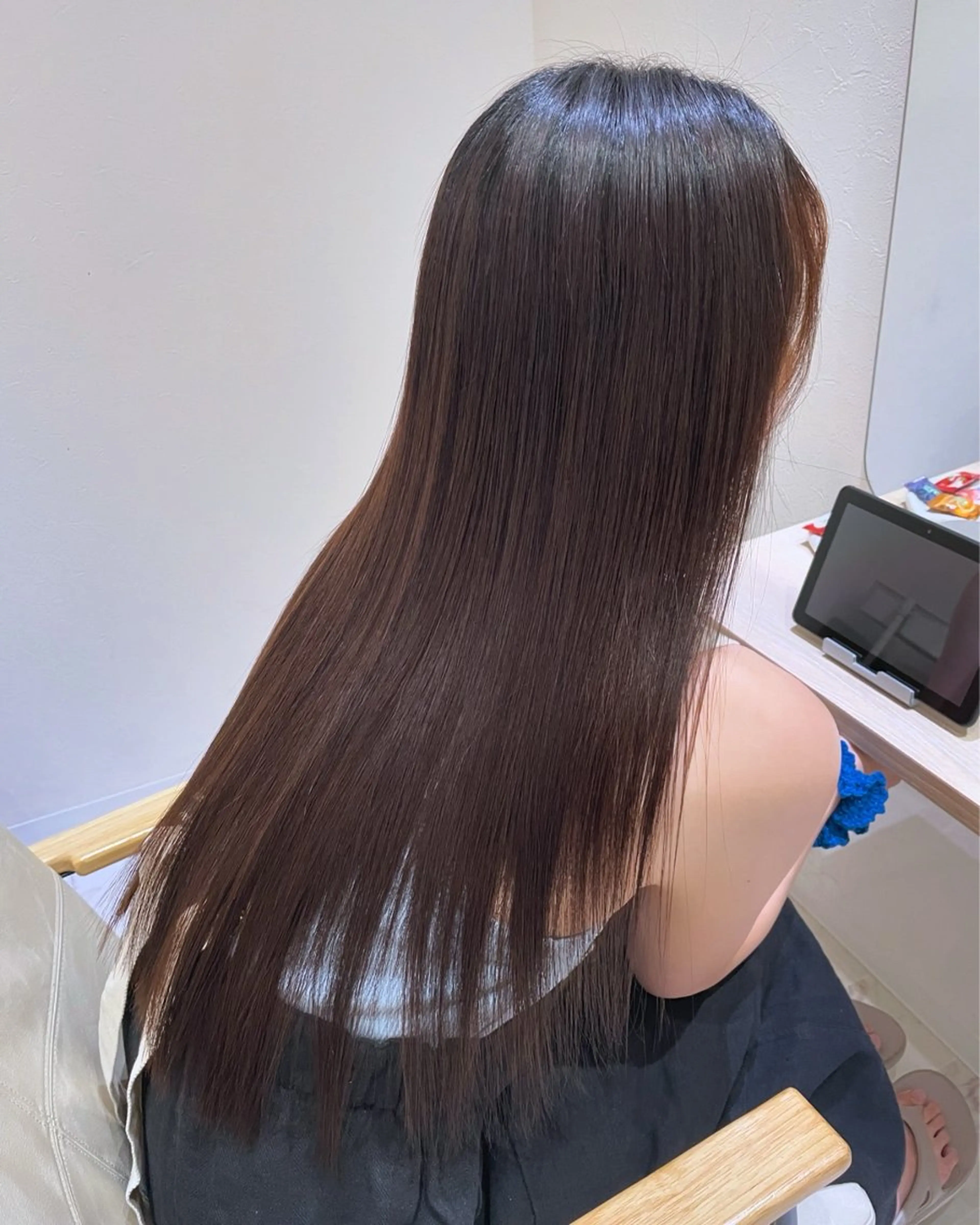 【3stepTR付】髪質改善inケアカラー＋小顔カット＋3stepトリートメント🫧の写真