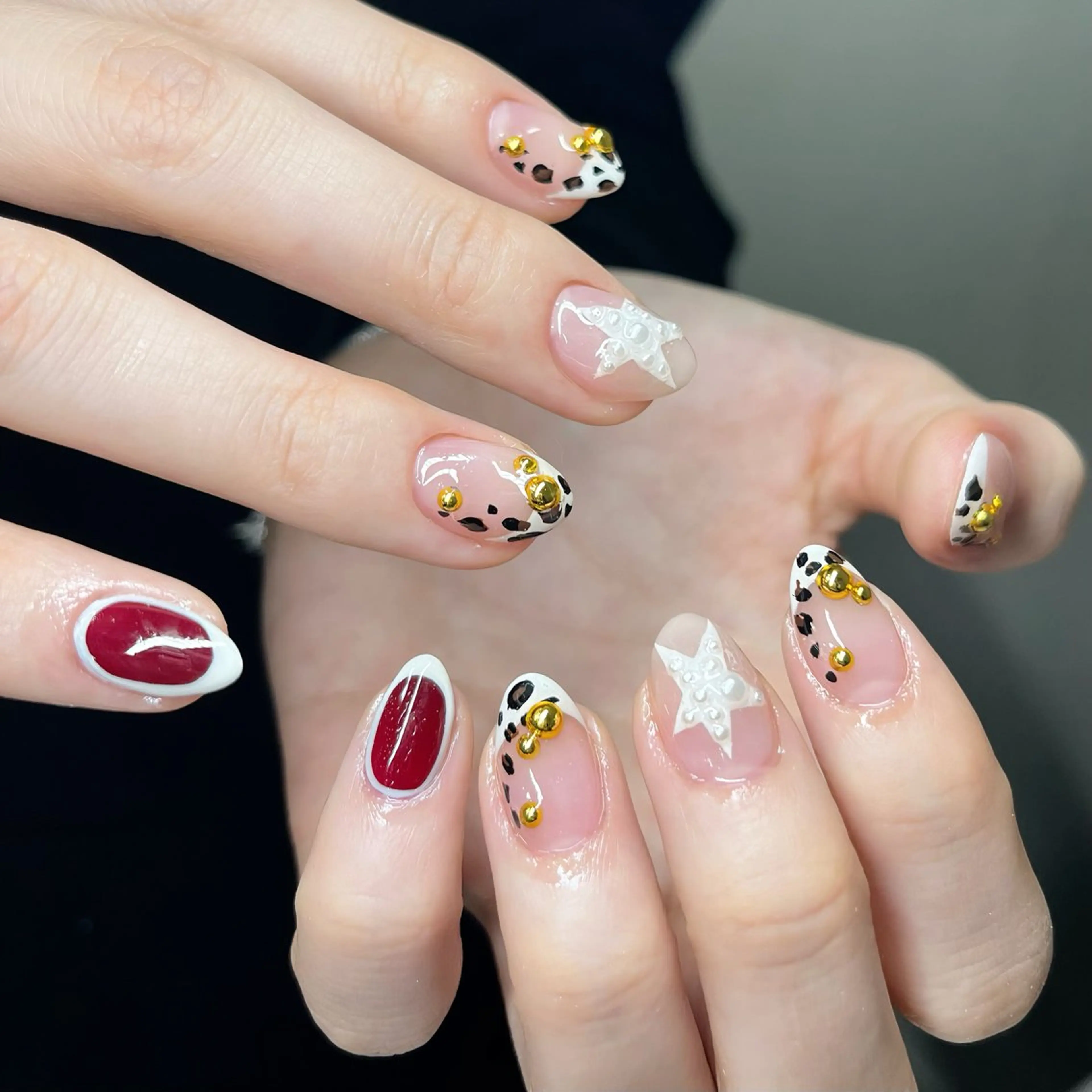 ネイル アートネイル オーロラネイル チークネイル フレンチネイル マグネットネイル ハンドネイル 🫧OPELIA NAIL渋谷🫧のネイルデザイン