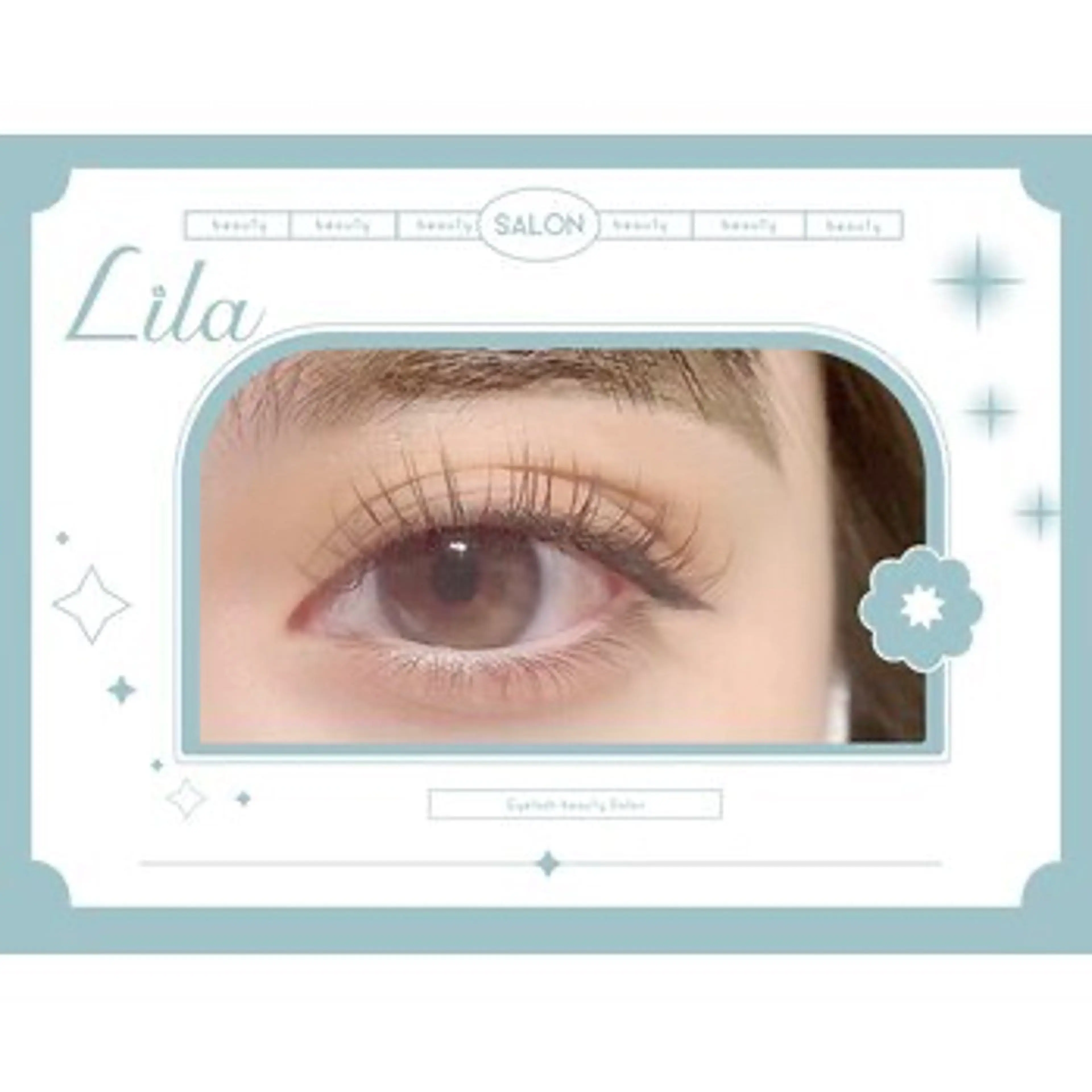 マツエク・マツパ フラットラッシュ Lila大和西大寺店所属・Lila♡ 大和西大寺店のマツエク・マツパデザイン