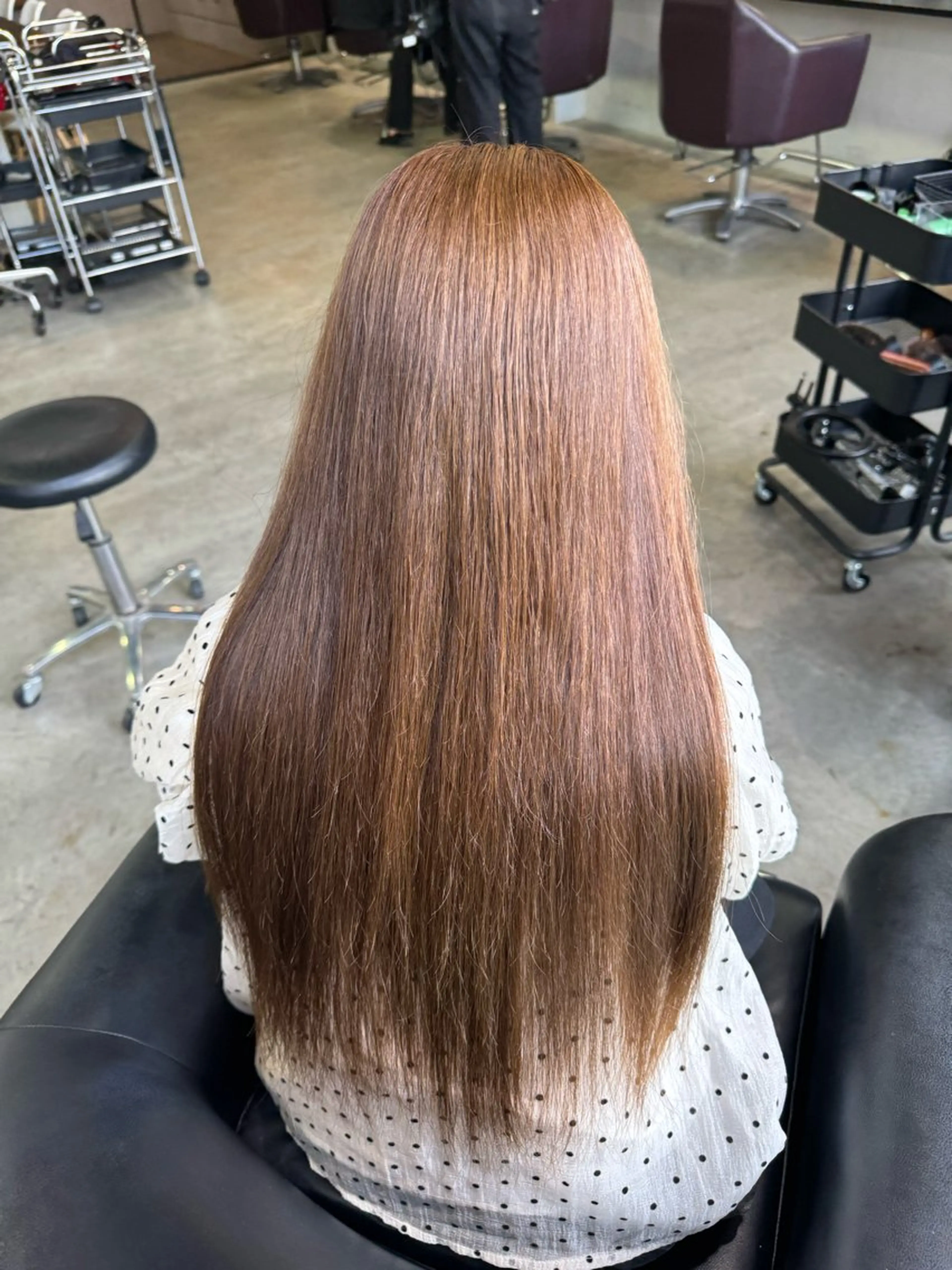 ロング カラー ベージュカラー ベージュ透明感カラー 🫧AYUMI🫧のヘアスタイル