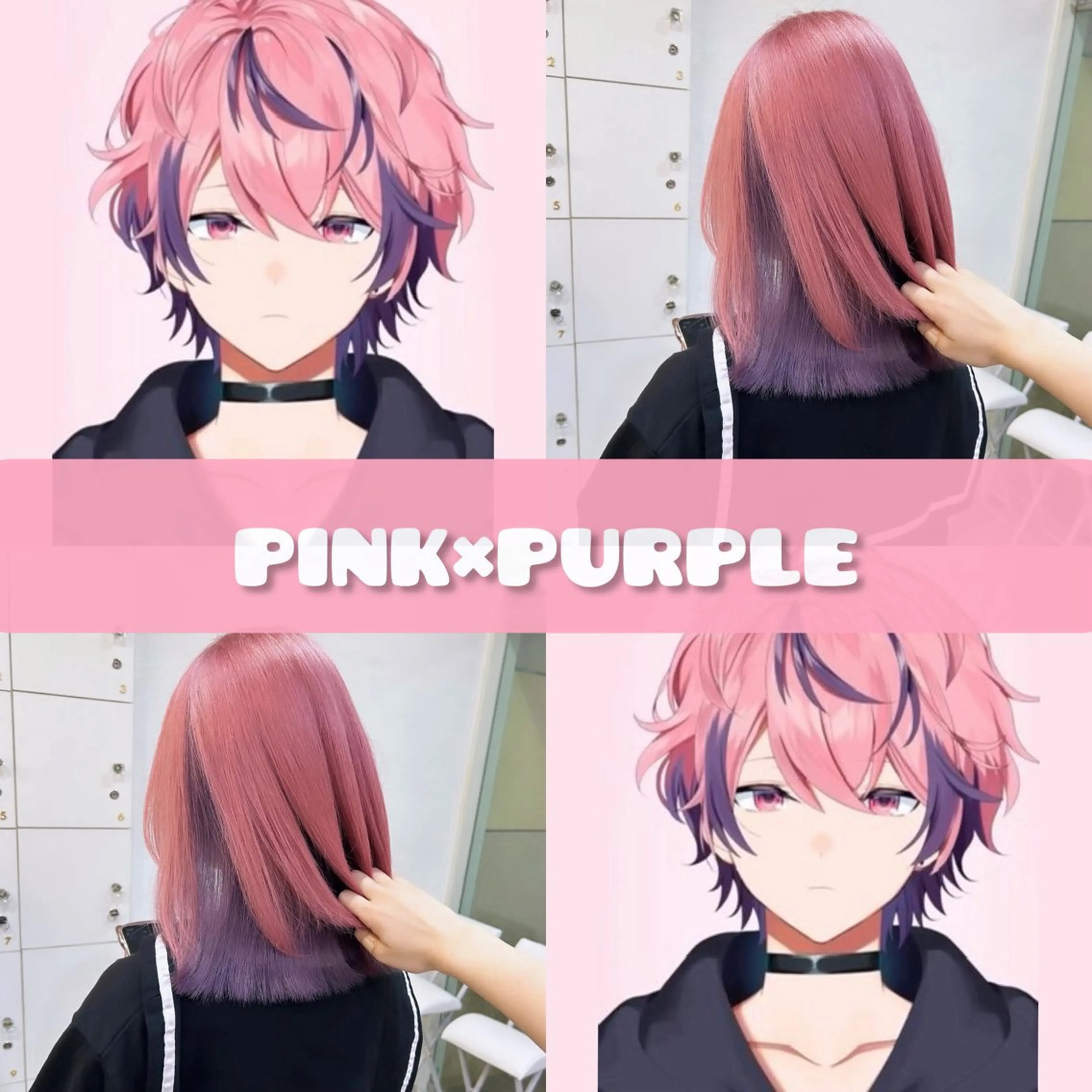 ミディアム カラー ヘアカラー トリートメント inq sakae所属・りん🌷︎名古屋 ブリーチカラーのヘアスタイル