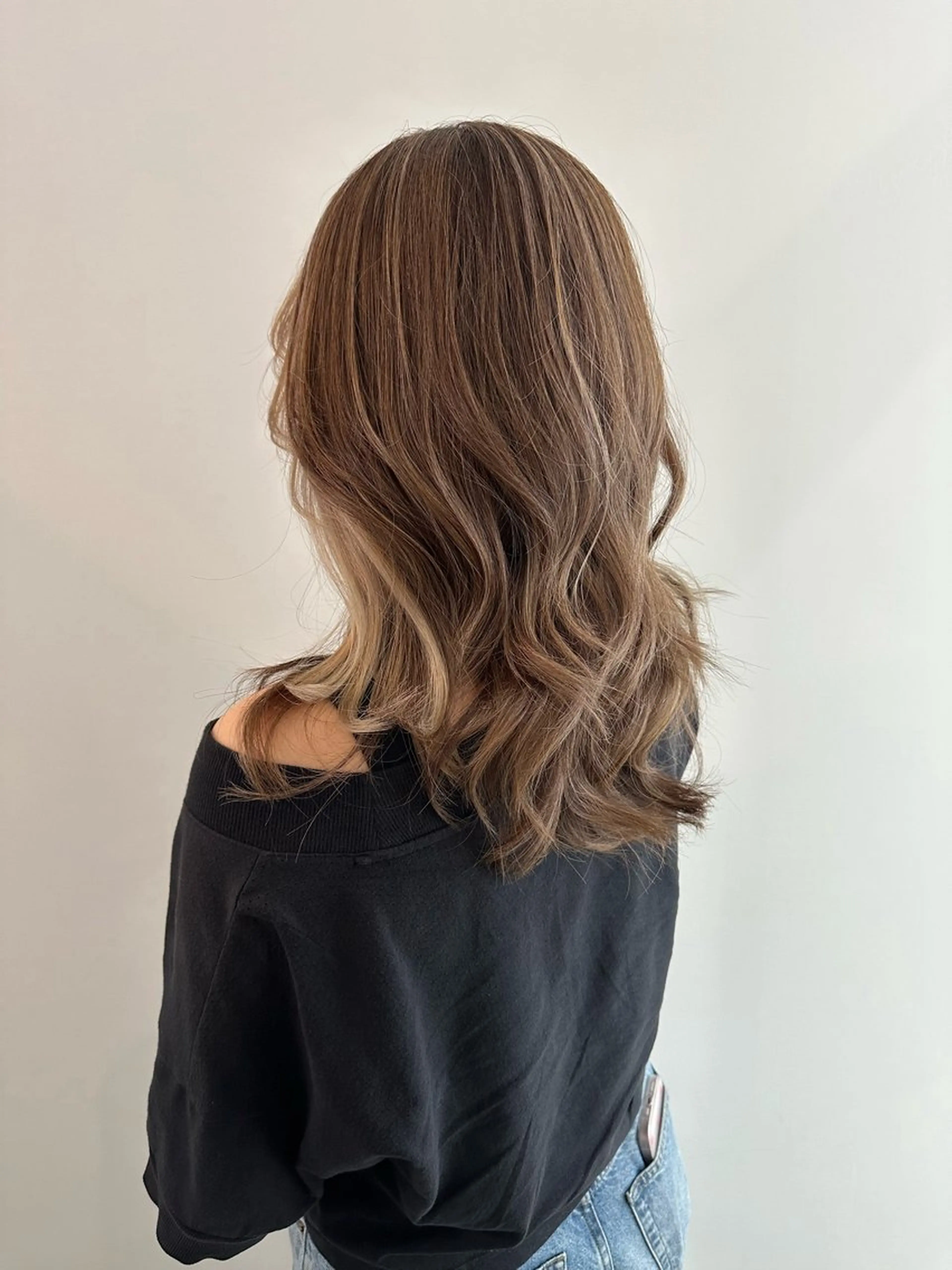 セミロング カラー ヘアセット/艶カラー 💐nao.のヘアスタイル