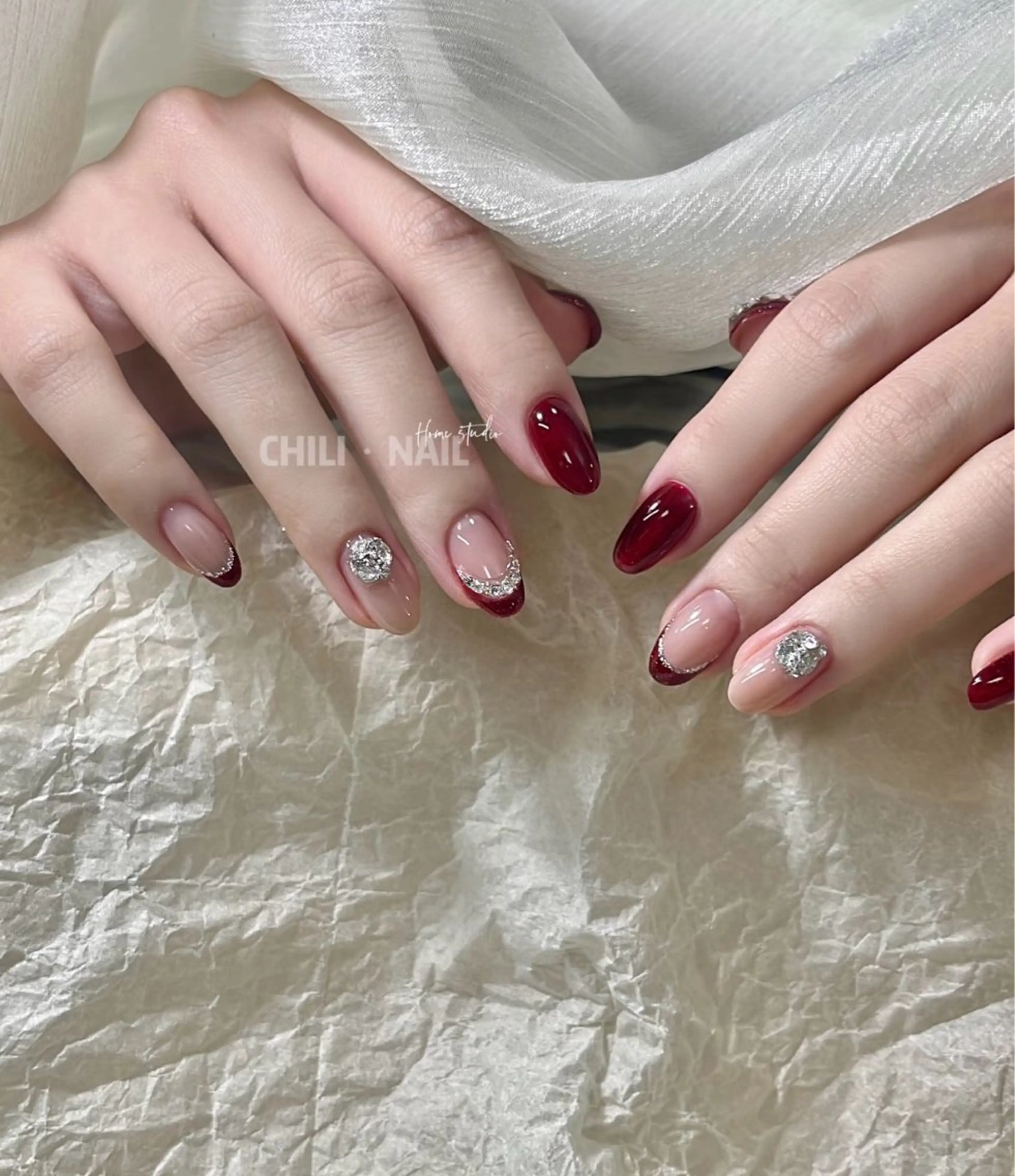 ネイル ハンドネイル パラジェル登録店　Nailsalon Amour  上野湯島店所属・🫧 はる🩵のネイルデザイン