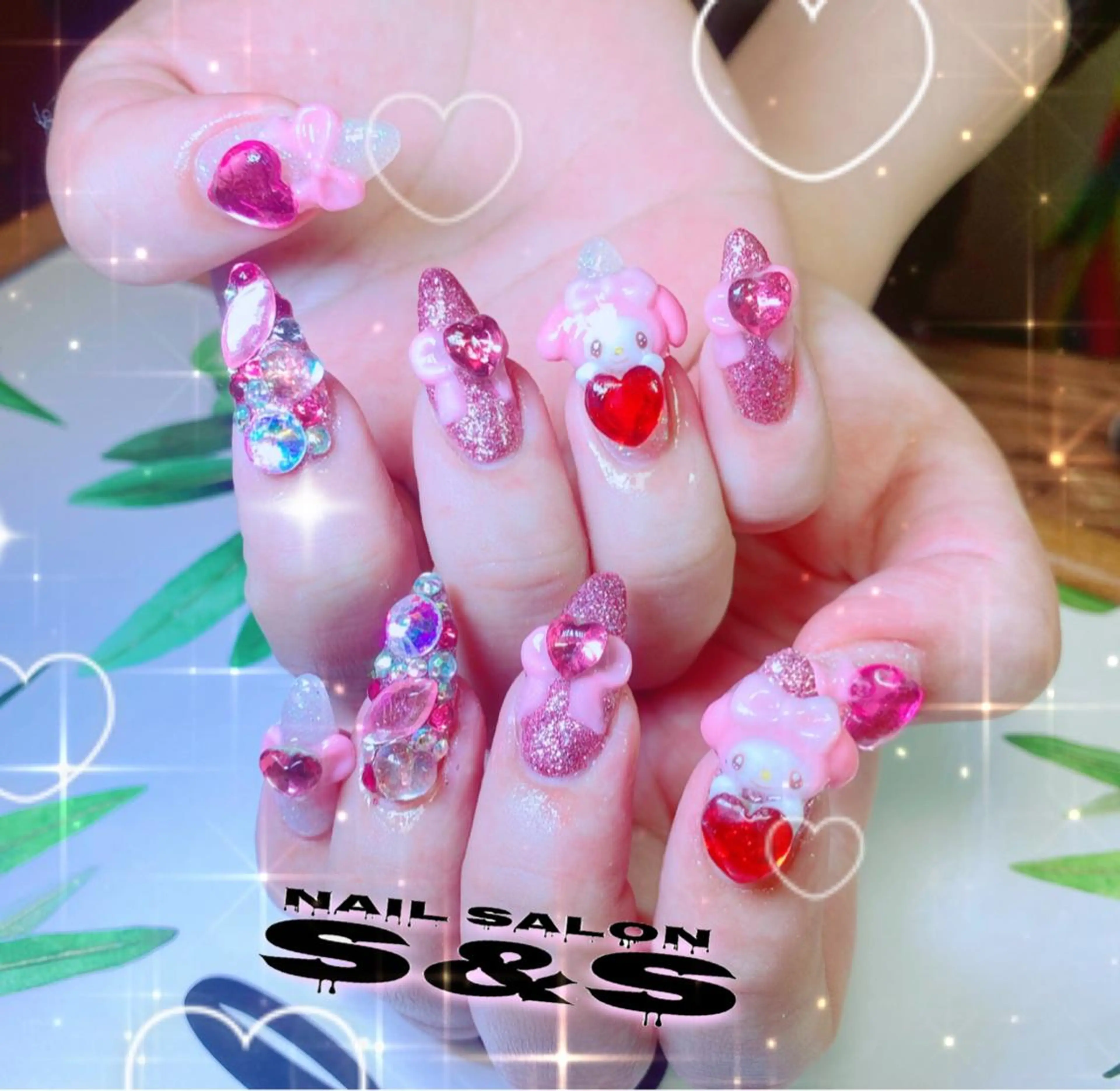 ネイル 長さ出し メンズネイル 持ち込み スカルプネイル S&S 村田小百合のネイルデザイン