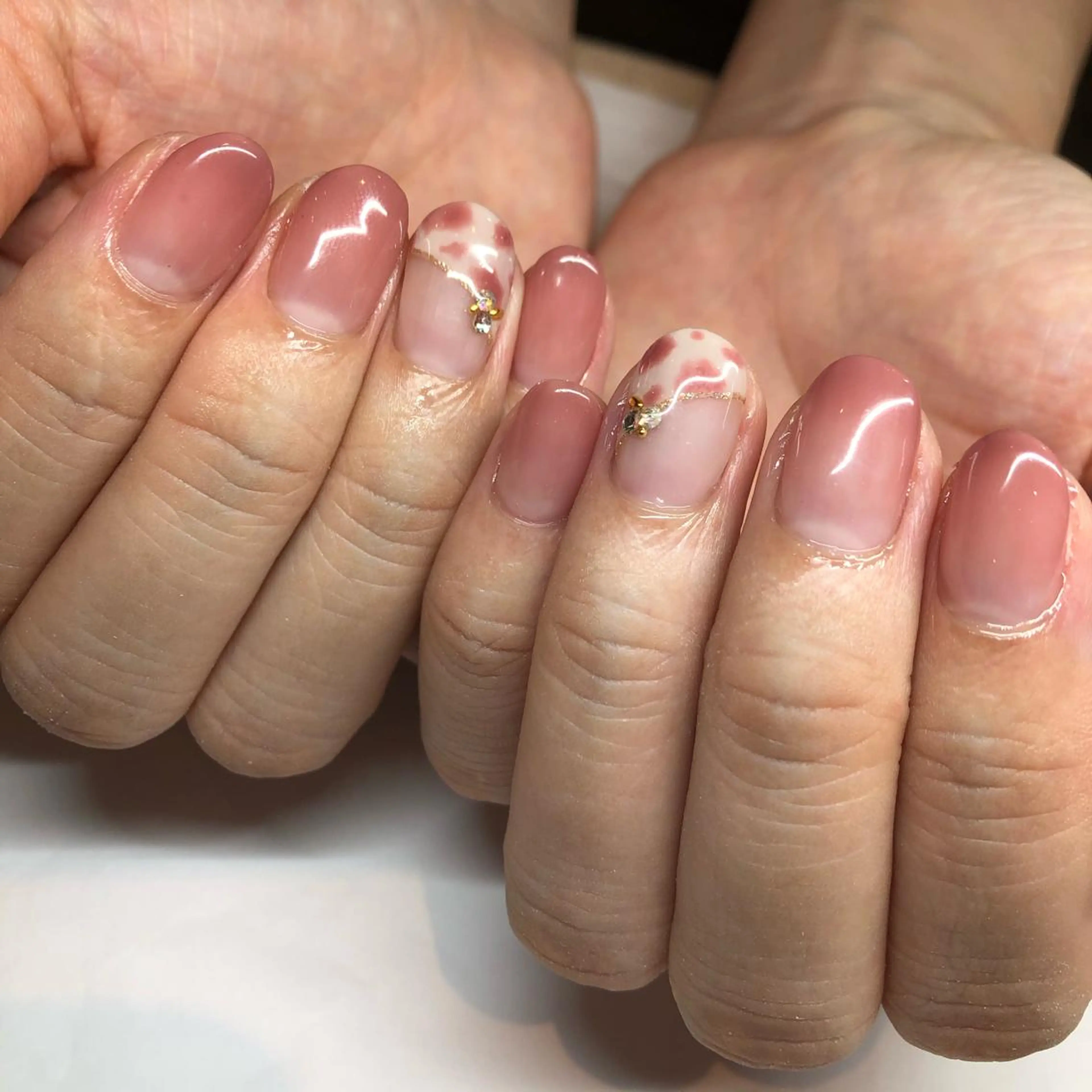 ネイル グラデーション Nail Studio  Coco  Rire所属・丸岡 由奈のネイルデザイン