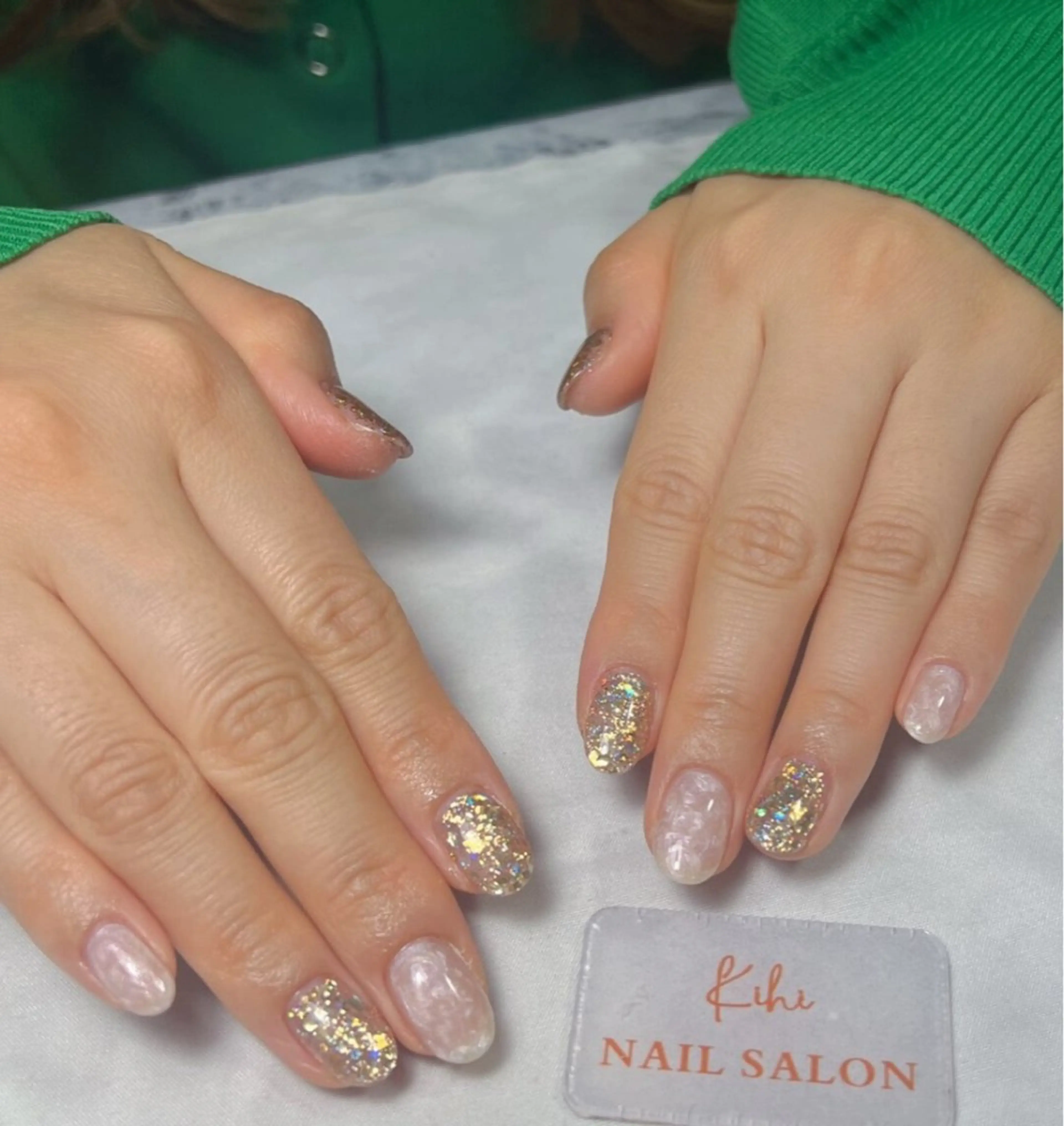 ネイル アートネイル フレンチネイル ジェルネイル グラデーション 韓国ネイル 村中 ハナのネイルデザイン