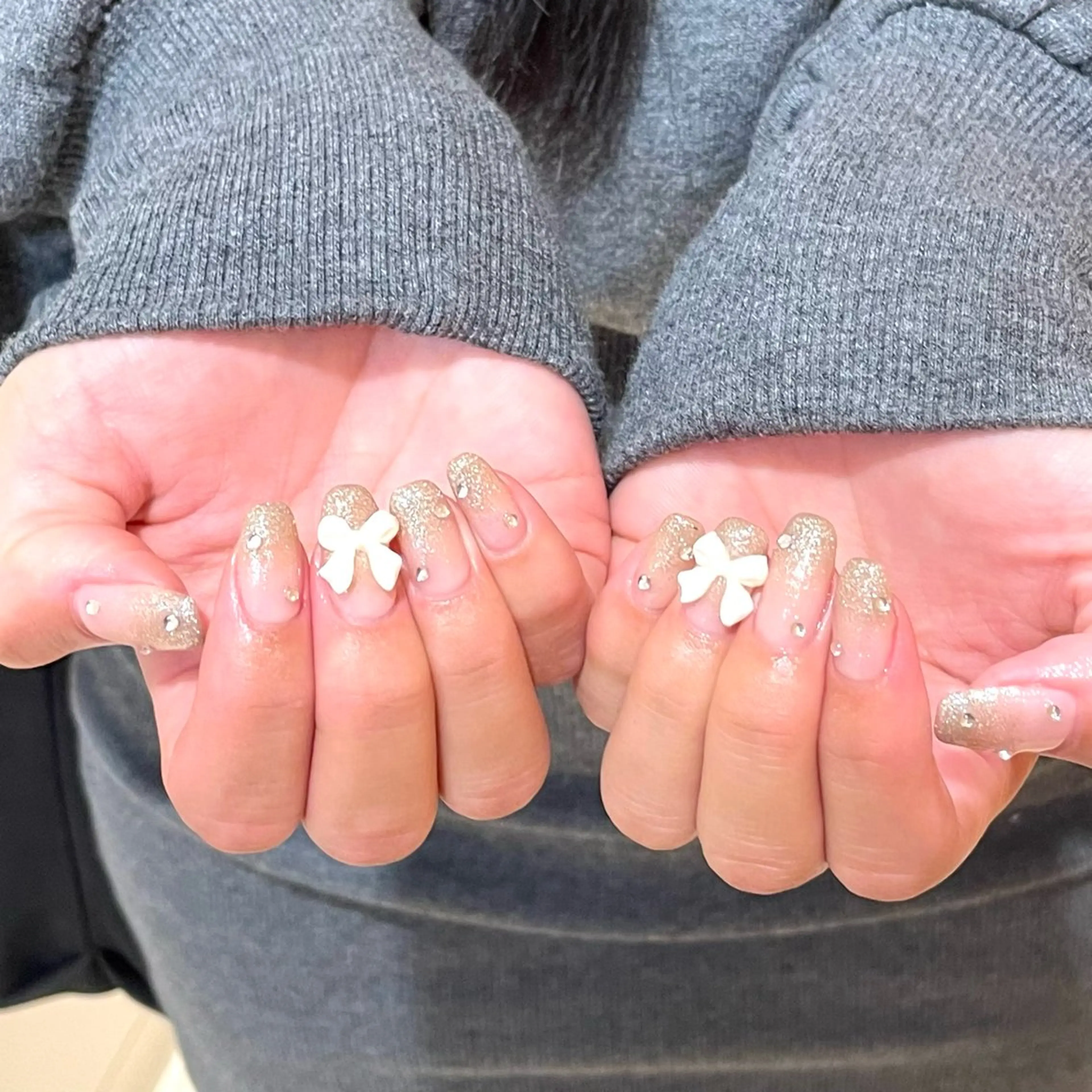 ネイル グラデーション ラメ(グリッター) ラメグラデーション ネイル空間所属・usagi🧊 (21)のネイルデザイン