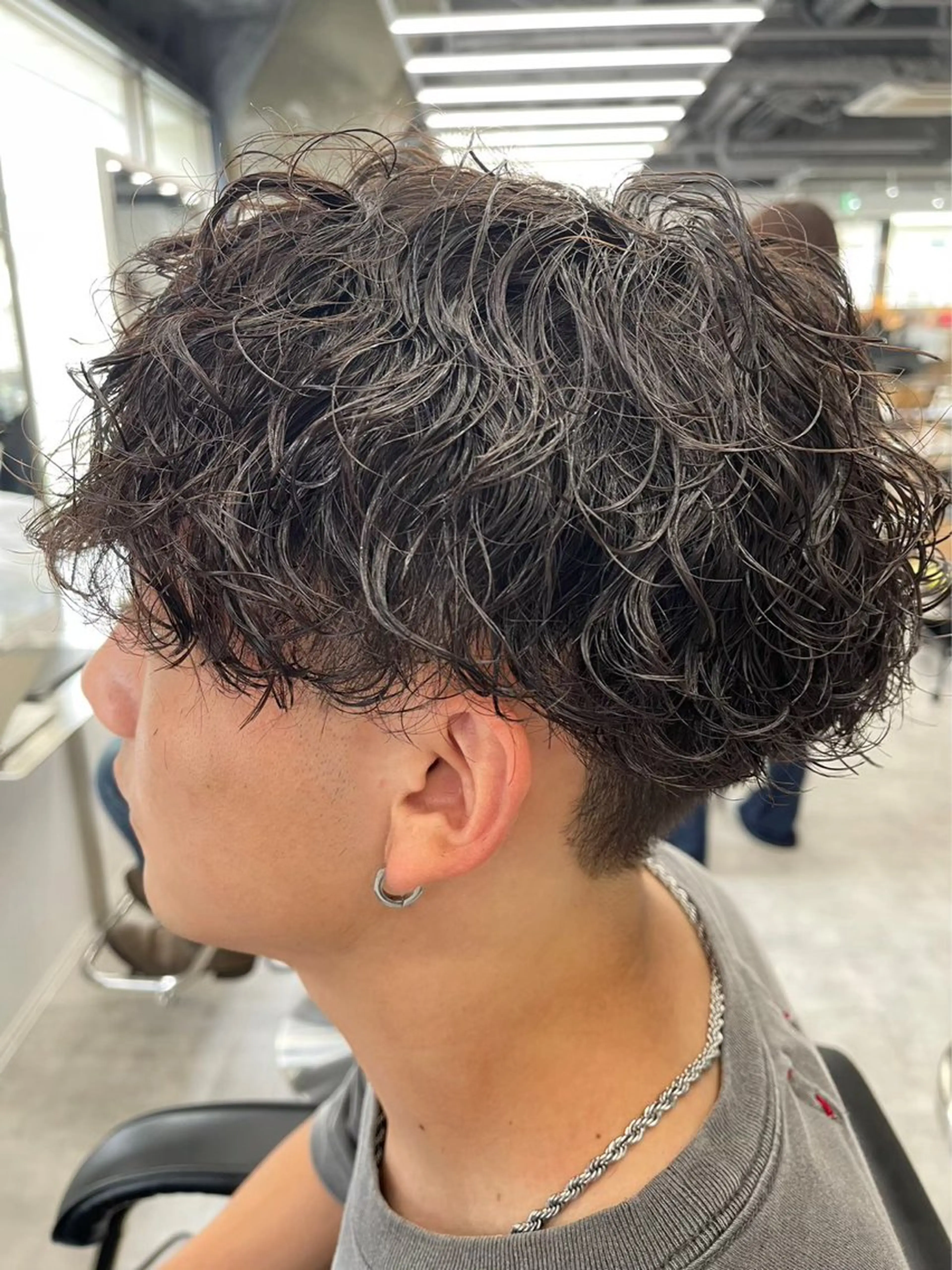 パーマ メンズ カット パーマ メンズパーマ/新潟/ 万代／田崎亮🌟のヘアスタイル