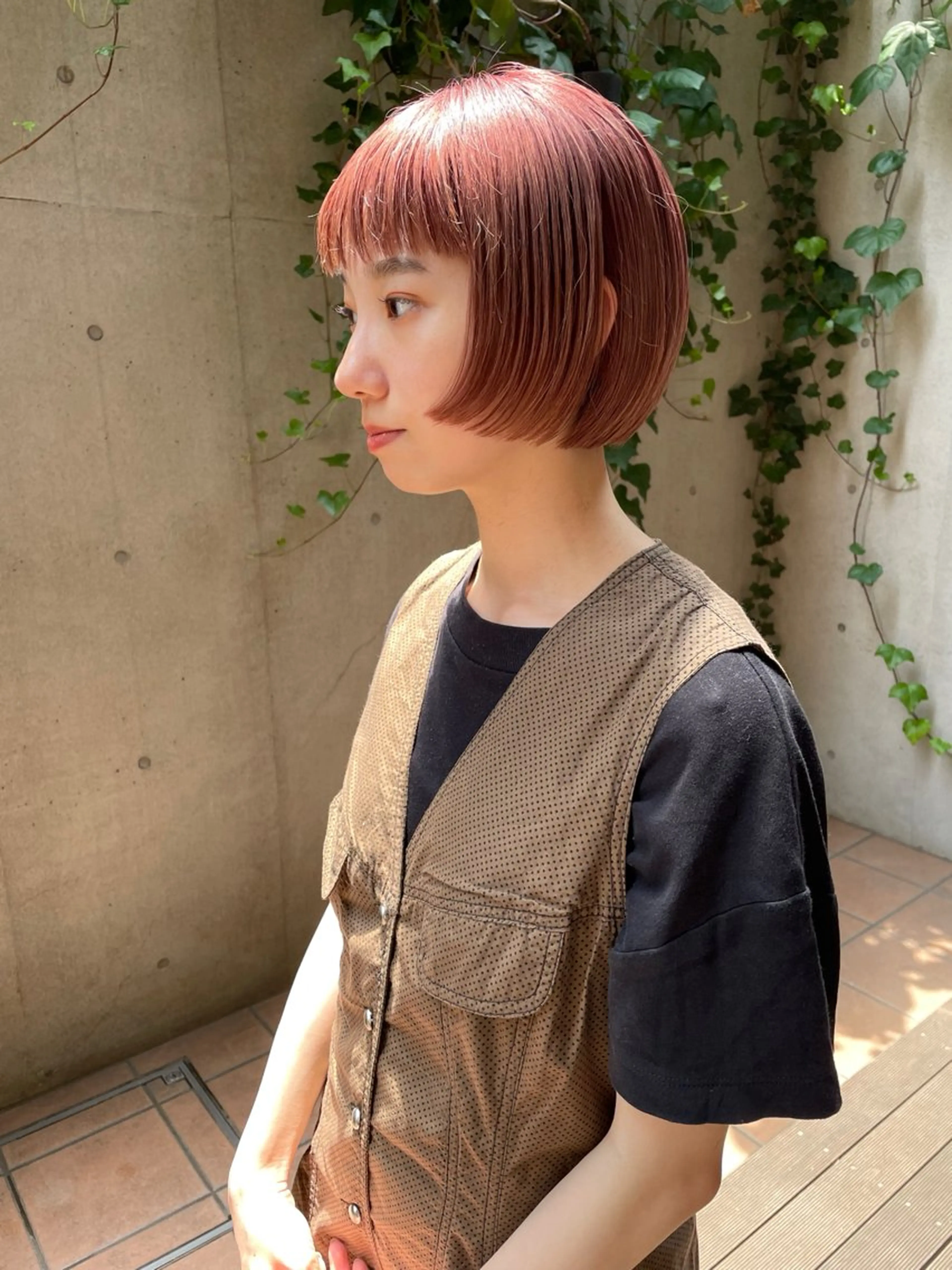 ショート カラー ボブ/ショート 吉田竣のヘアスタイル