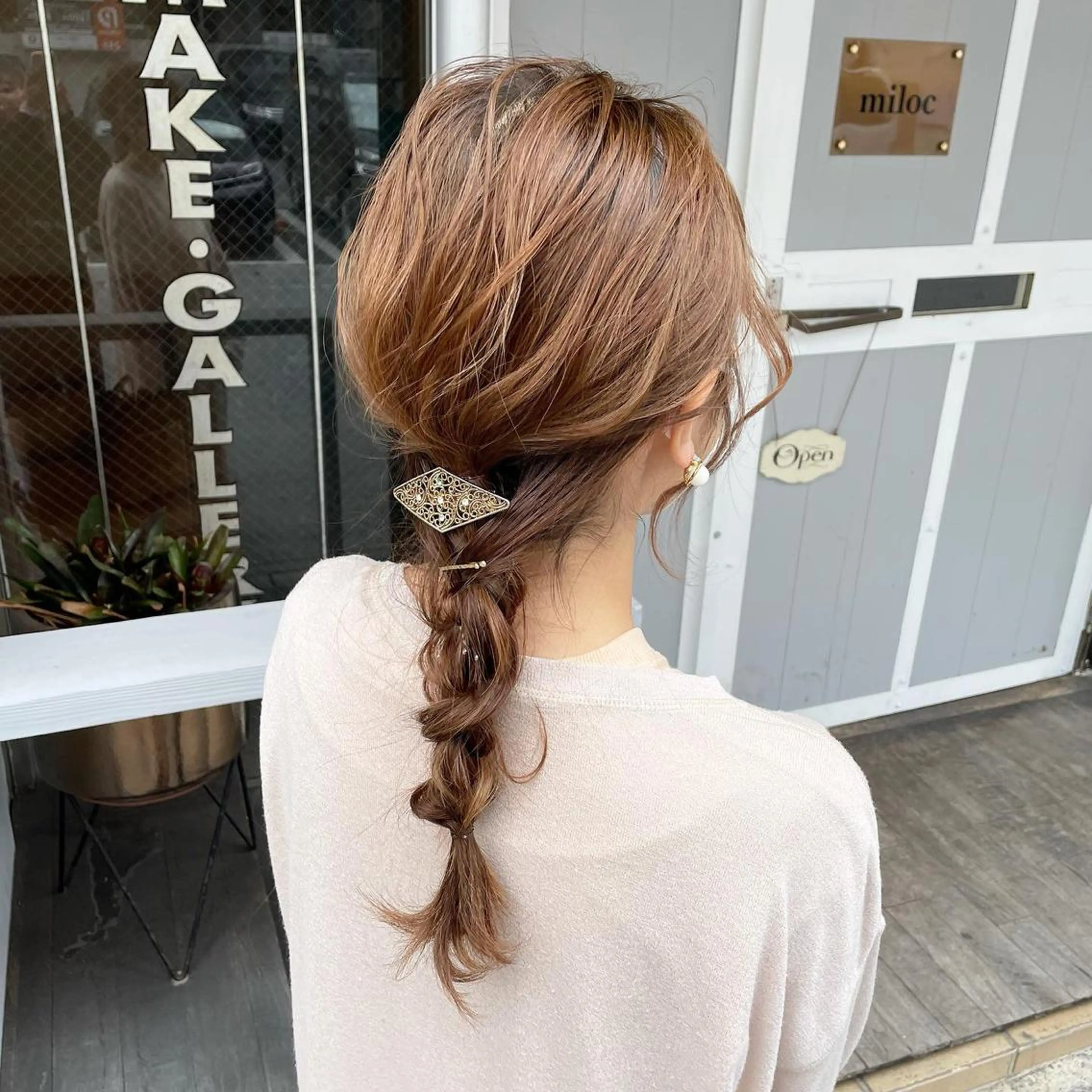 ヘアアレンジ miloc かおりのヘアスタイル