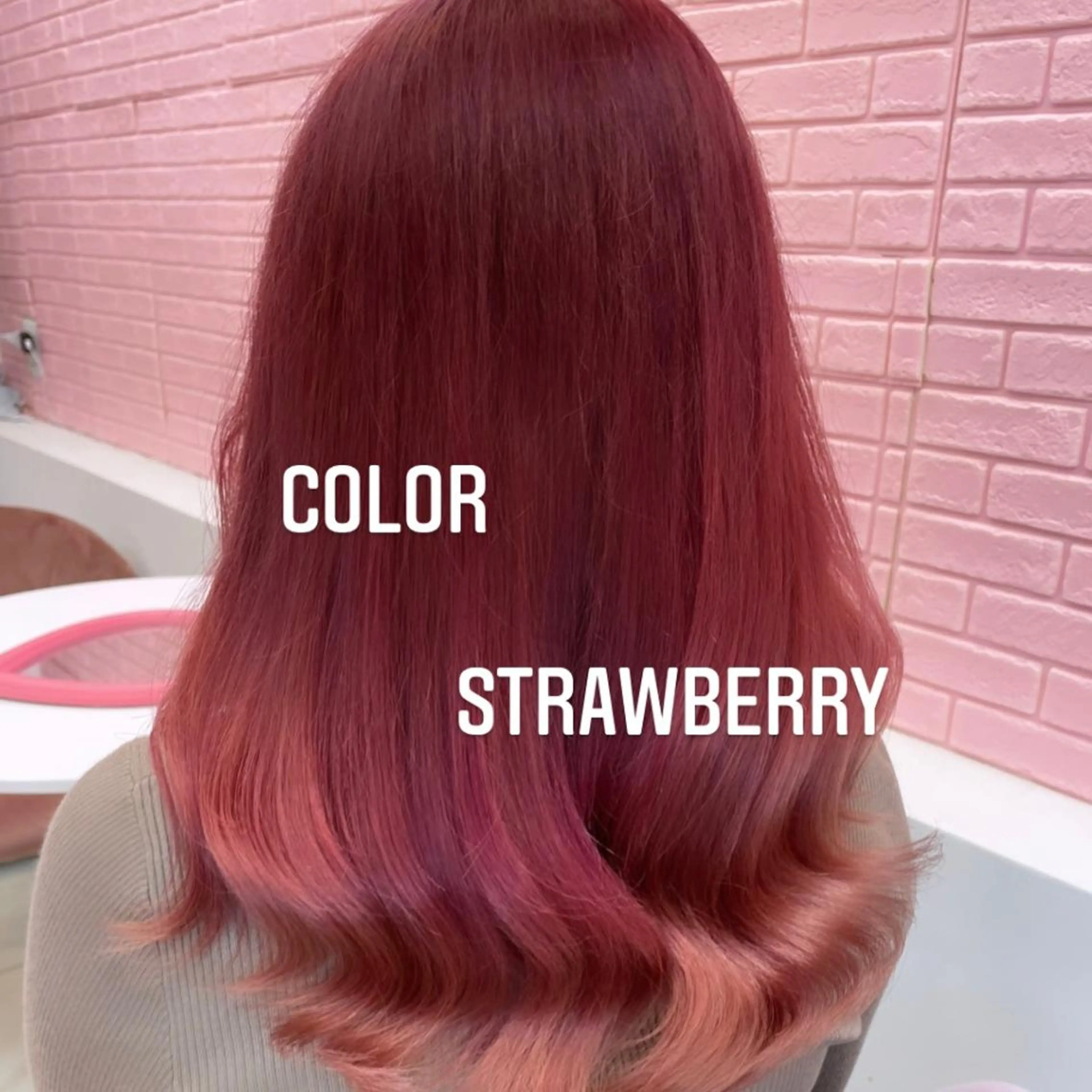 セミロング カラー ヘアカラー トリートメント エクステ🩵ブリーチ 韓国ヘア🩵KAEのヘアスタイル