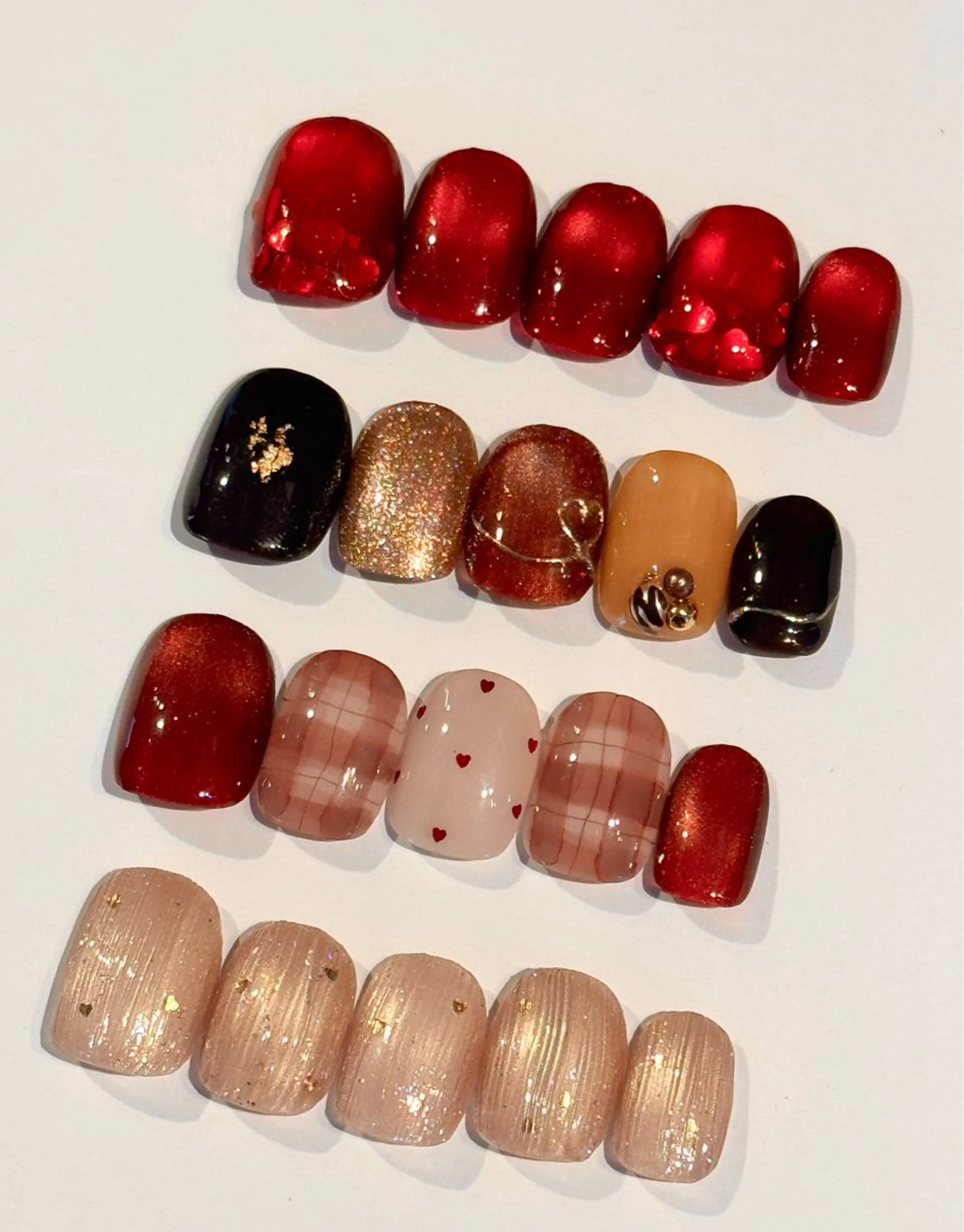 《ミニモ限定価格》バレンタインネイル☆ご新規様オフ無料/ドライケア付きの写真