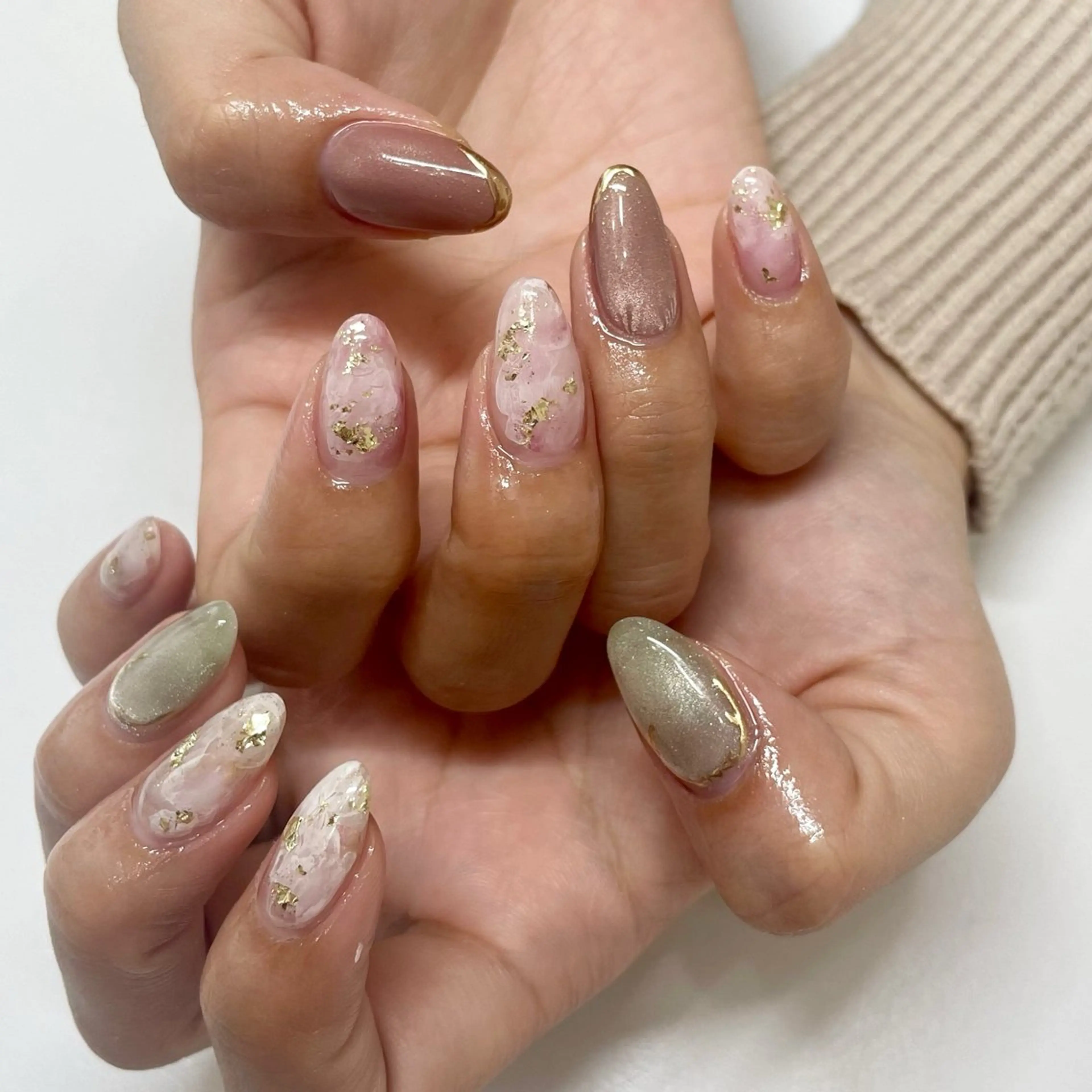 ネイル ニュアンスネイル 春ネイル mea nail メアネイルのネイルデザイン
