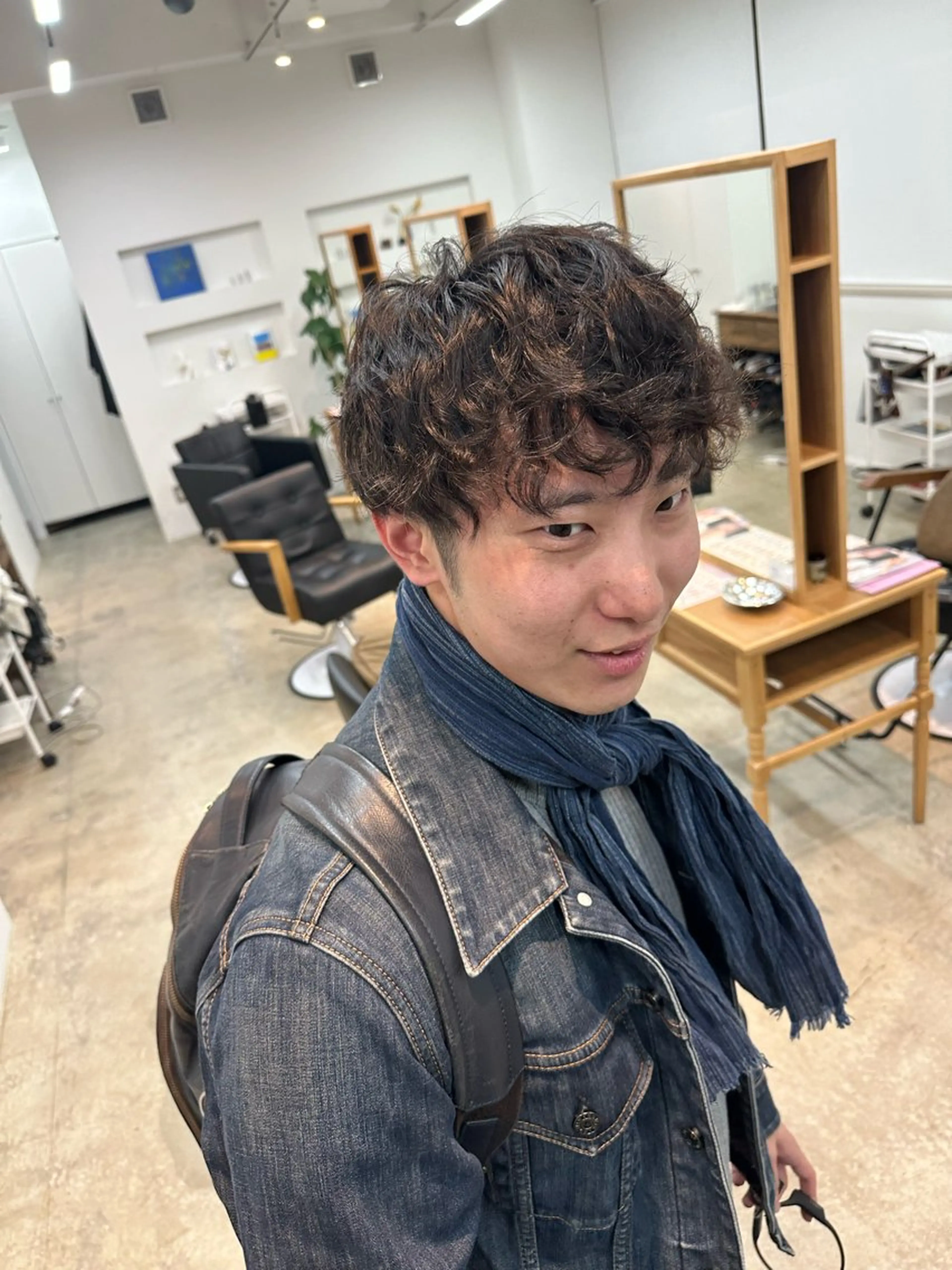 ショート パーマ スパイラルパーマ カット パーマ 伊藤 郁弥のヘアスタイル