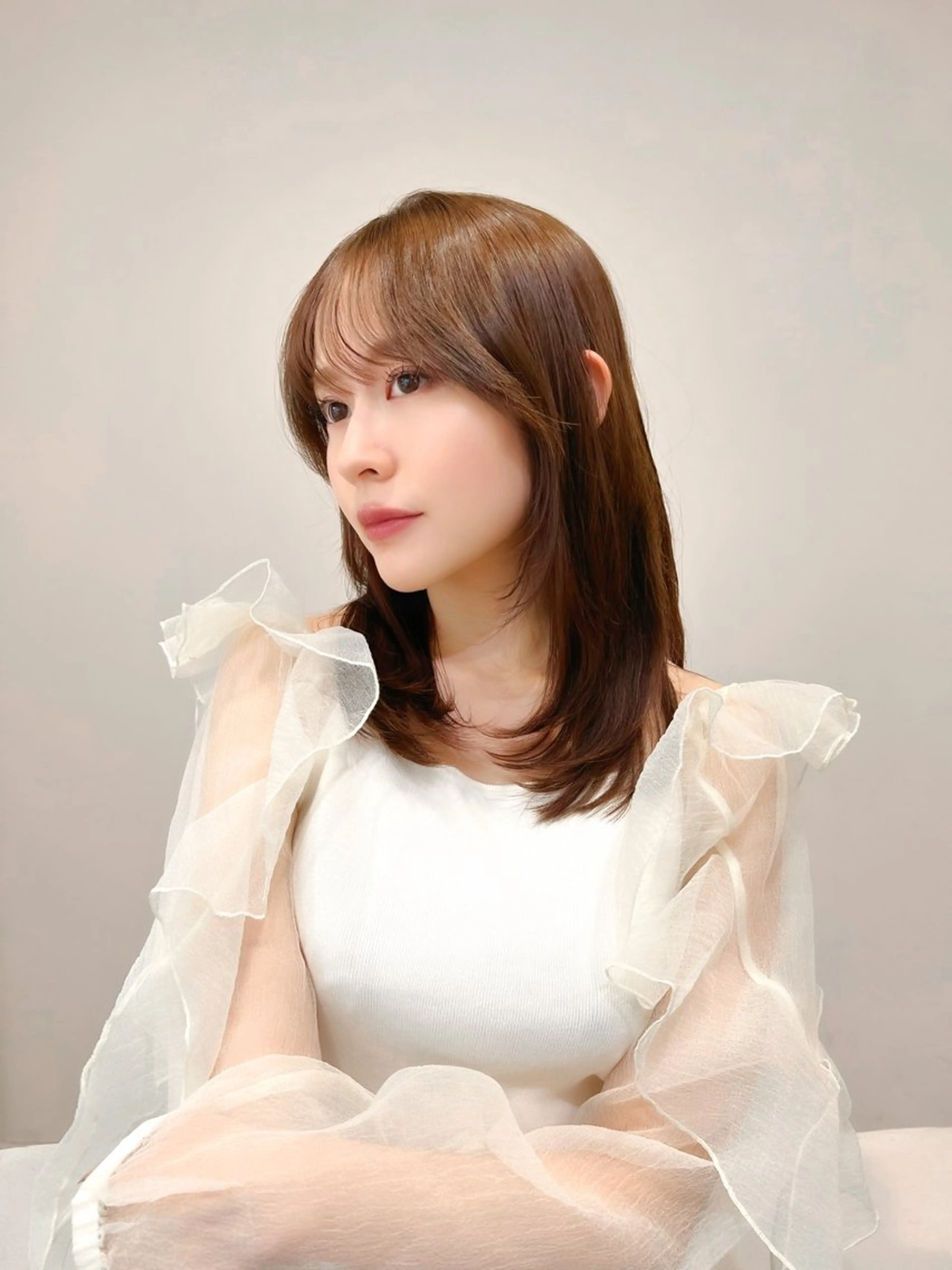 💇🏼‍♀️✨前髪カット＋透明感ケアカラー💇🏼‍♀️✨の写真