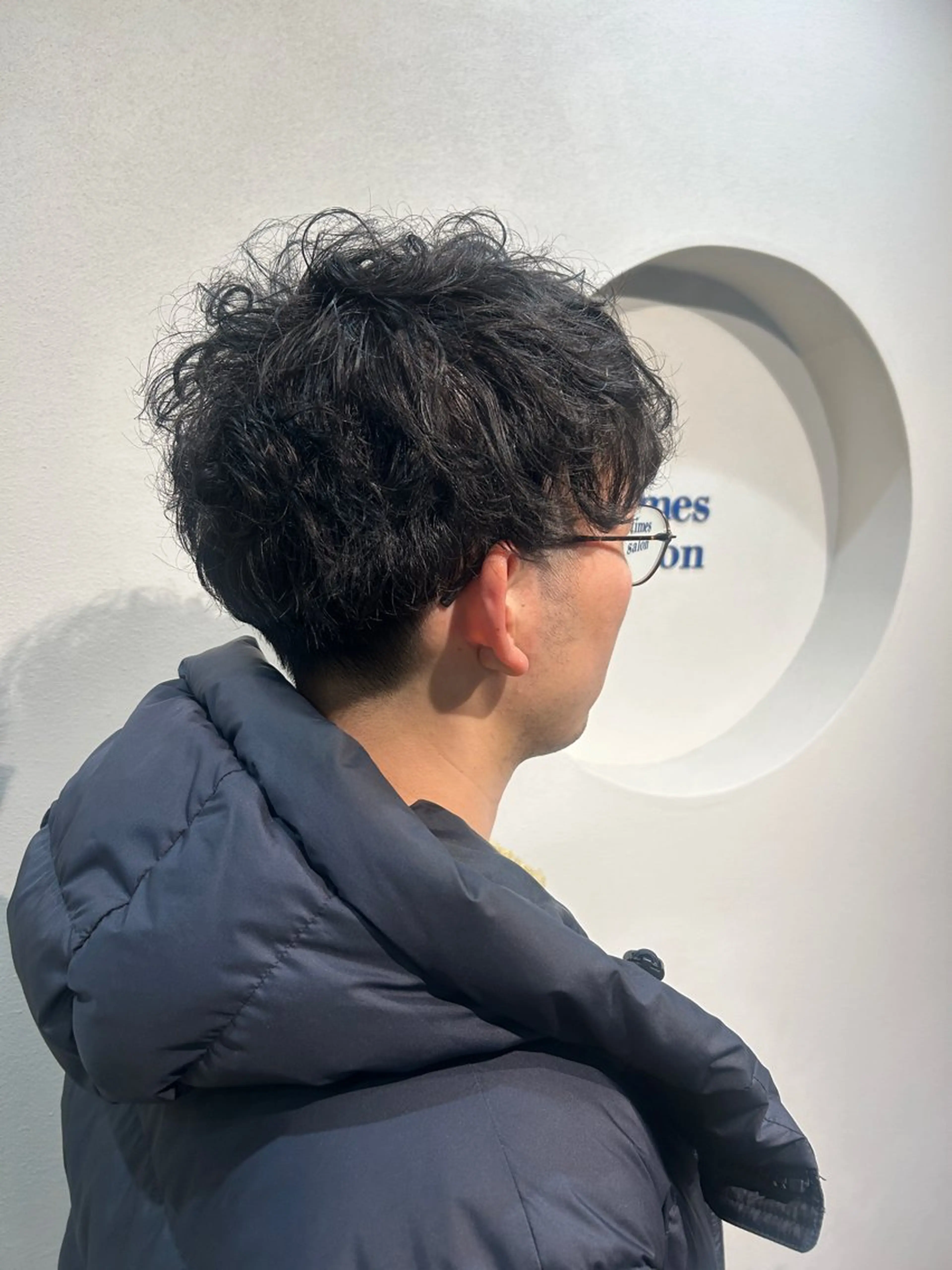 ショート メンズ メンズブリーチ メンズパーマ メンズツイストパーマ メンズウルフカット ケアカラー カット パーマ times salon名駅所属・久木原 ゆりのヘアスタイル