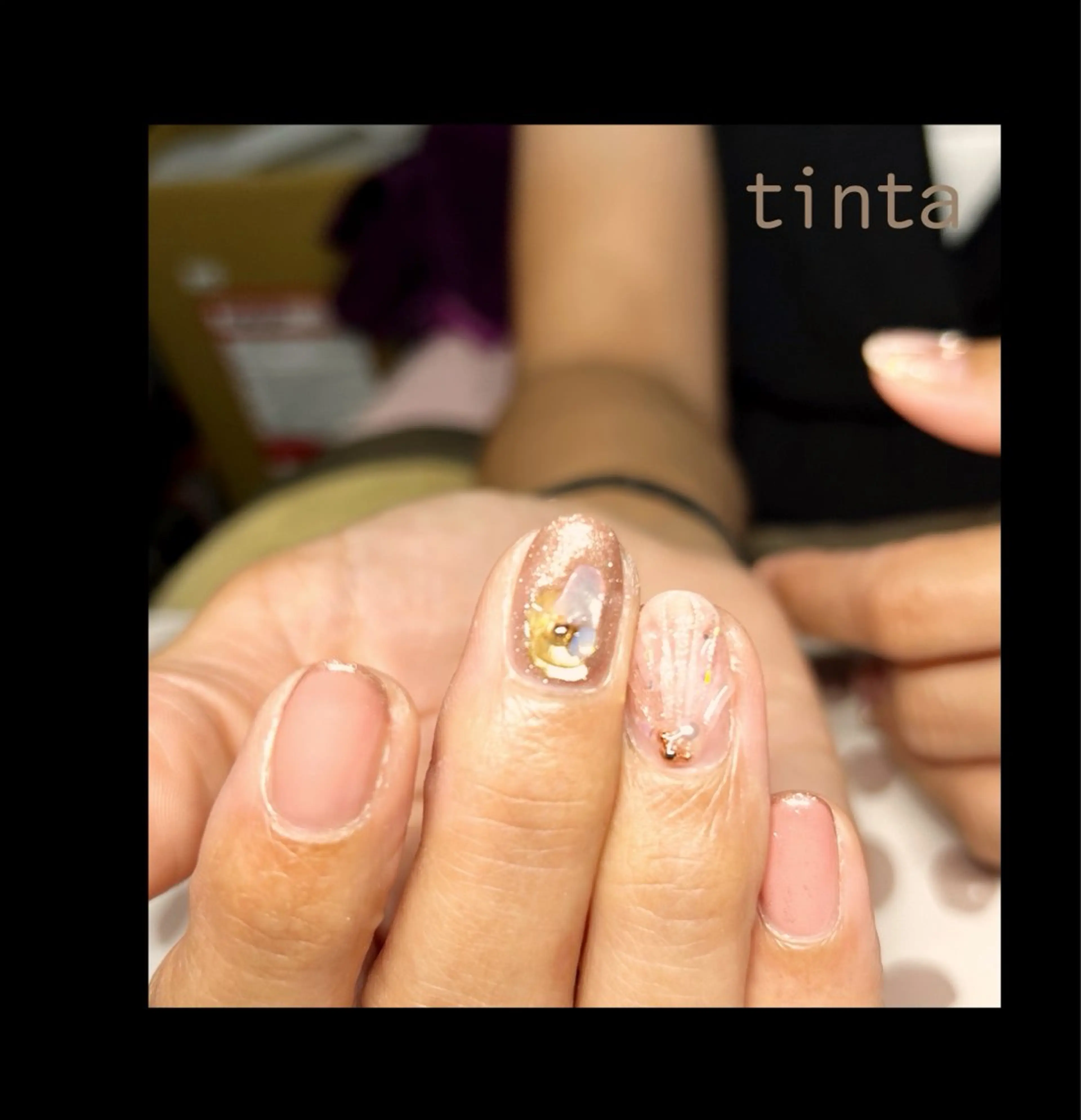 ネイル ニュアンスネイル ネイルサロン ティンタ所属・馬場 典子のネイルデザイン