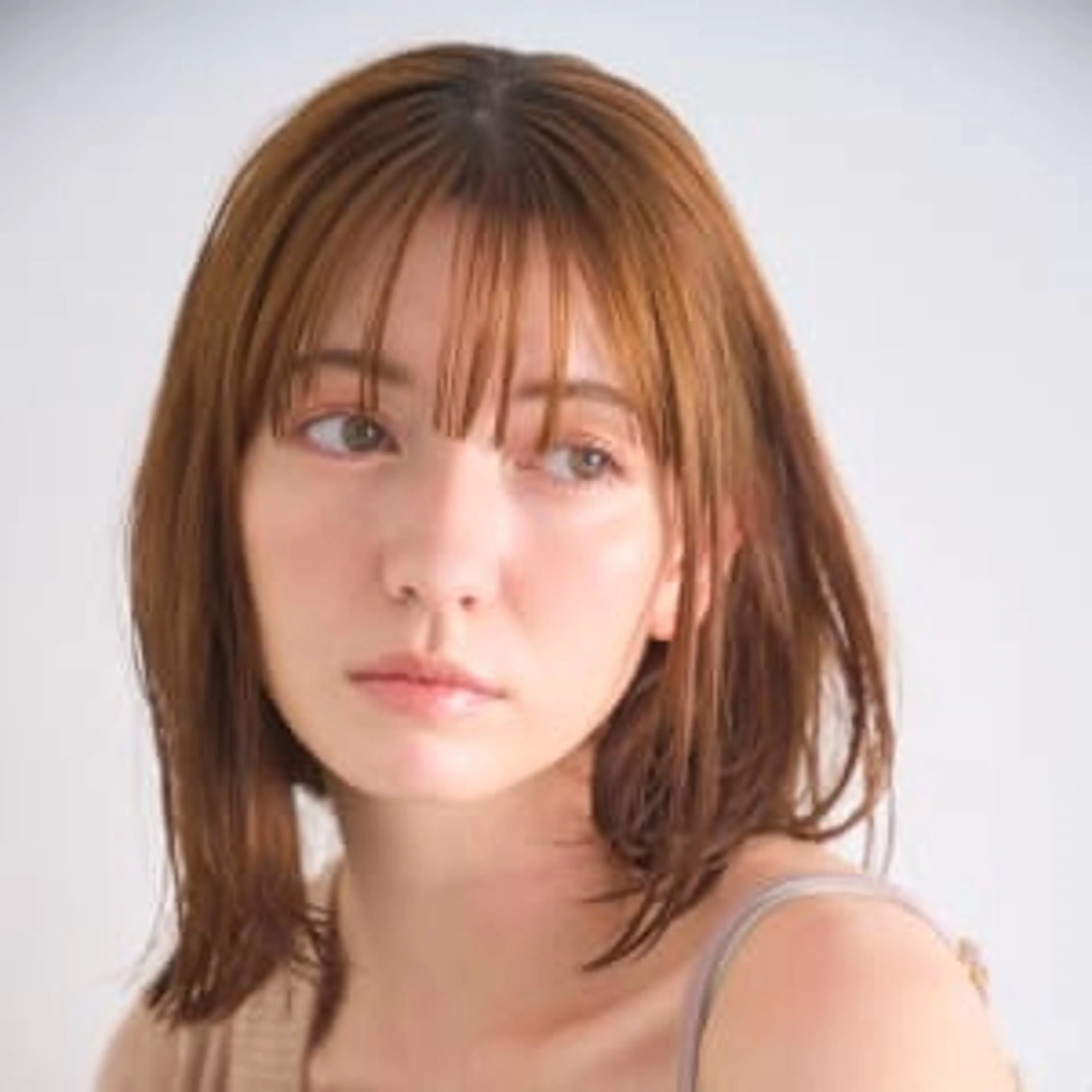 カラー セミロング リトル大宮所属・キクチ ミクのヘアスタイル