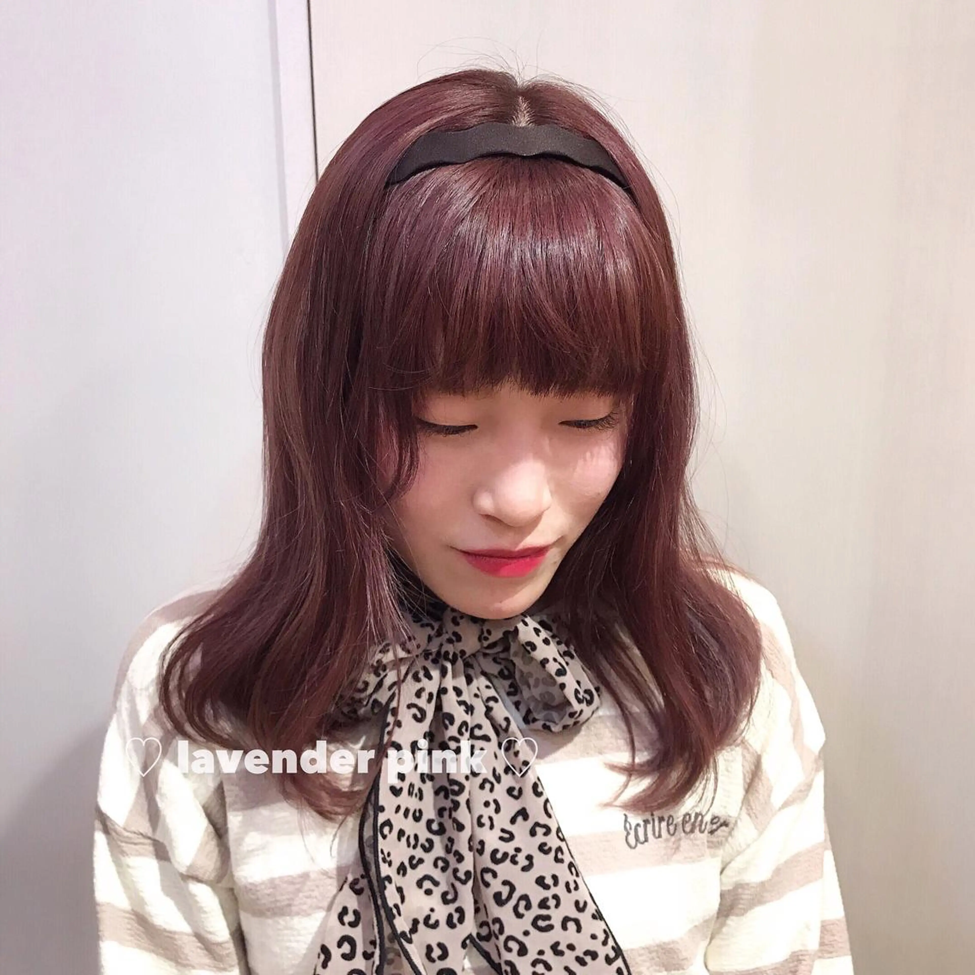 セミロング ブリーチなしカラー ダブルカラーエクステのヘアスタイル