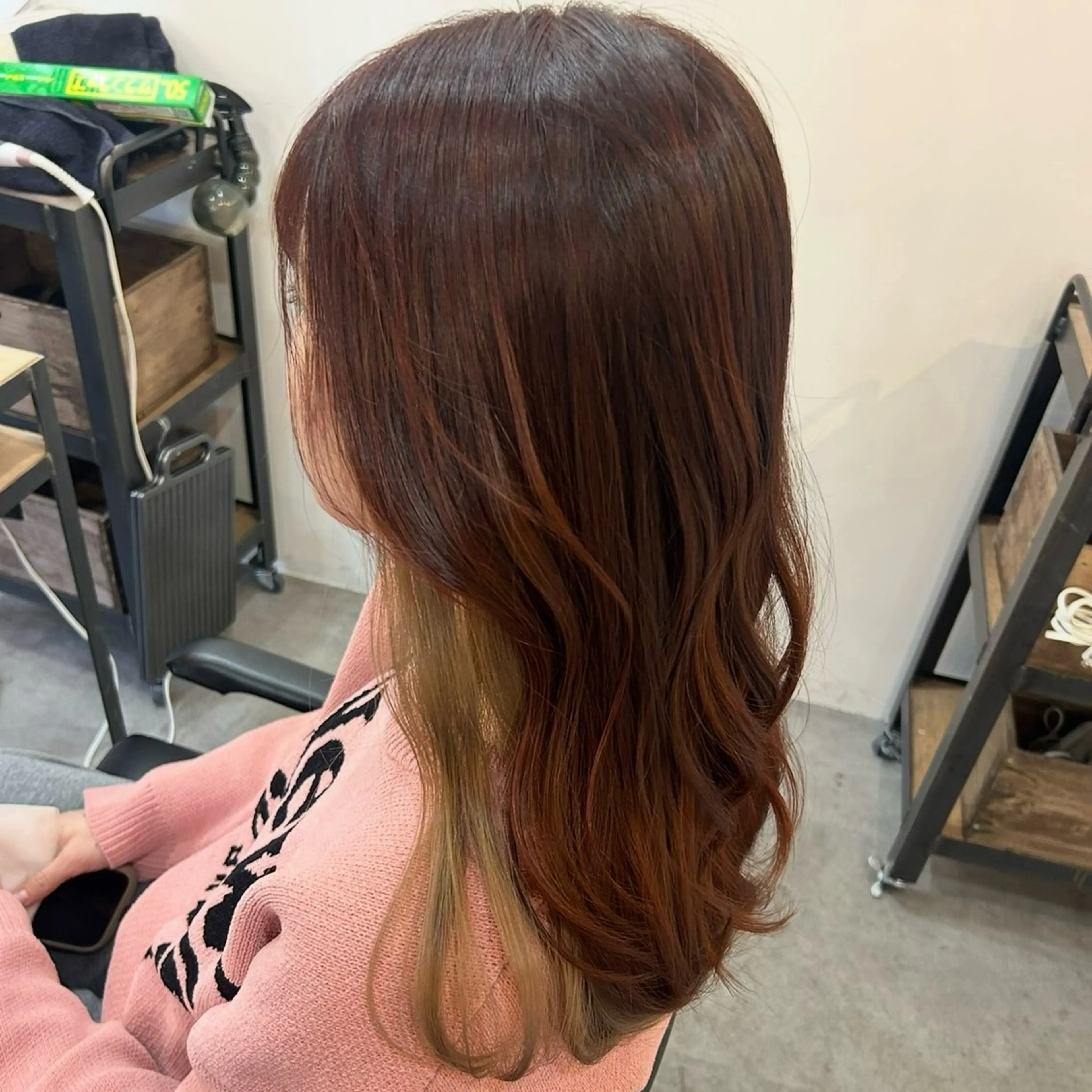 ロング カラー ヘアカラー トリートメント 立花 ふたば🌱のヘアスタイル