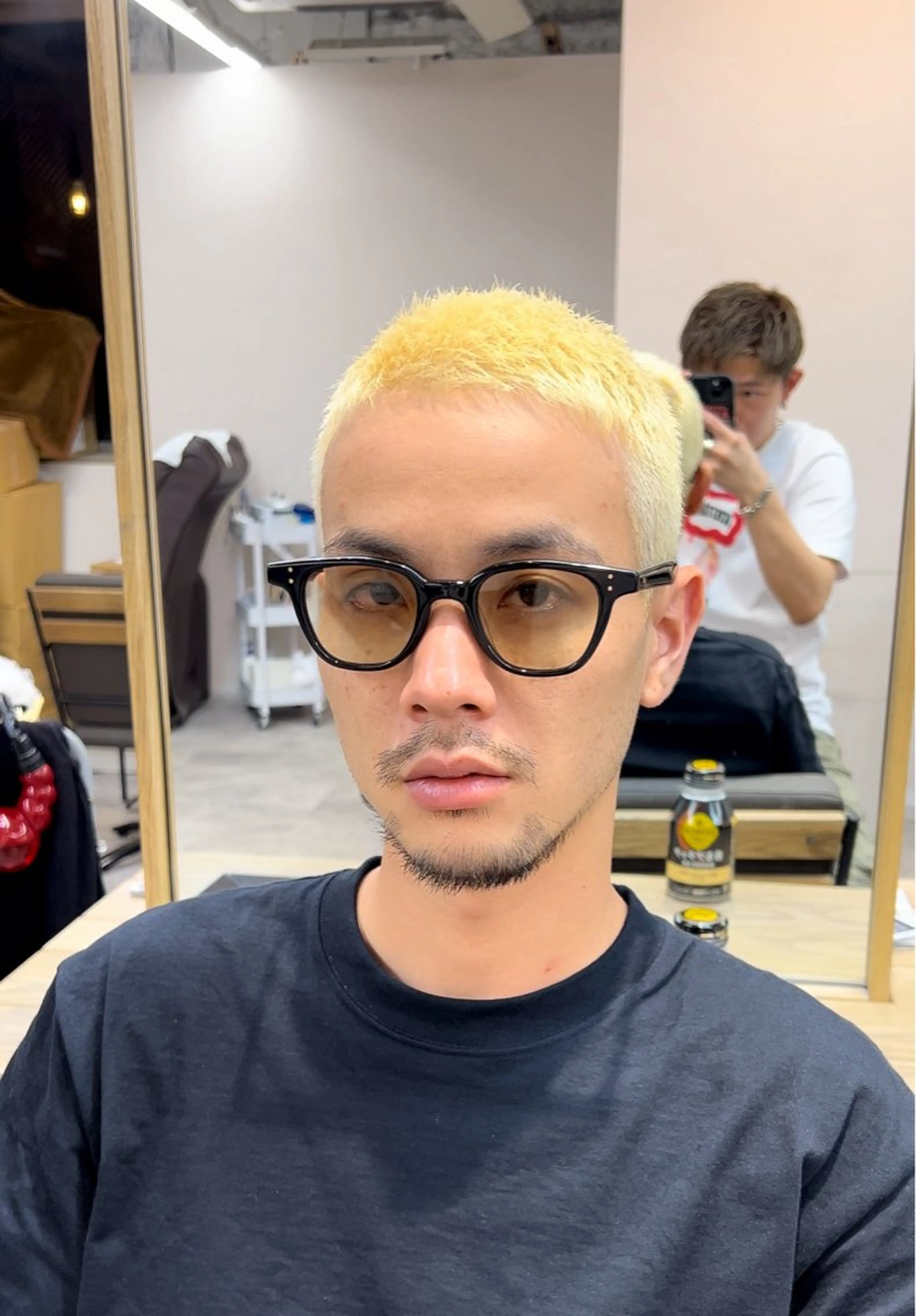 ショート カラー メンズ メンズブリーチ ブリーチ DIECE  SHIBUYA所属・小野寺 彗人のヘアスタイル