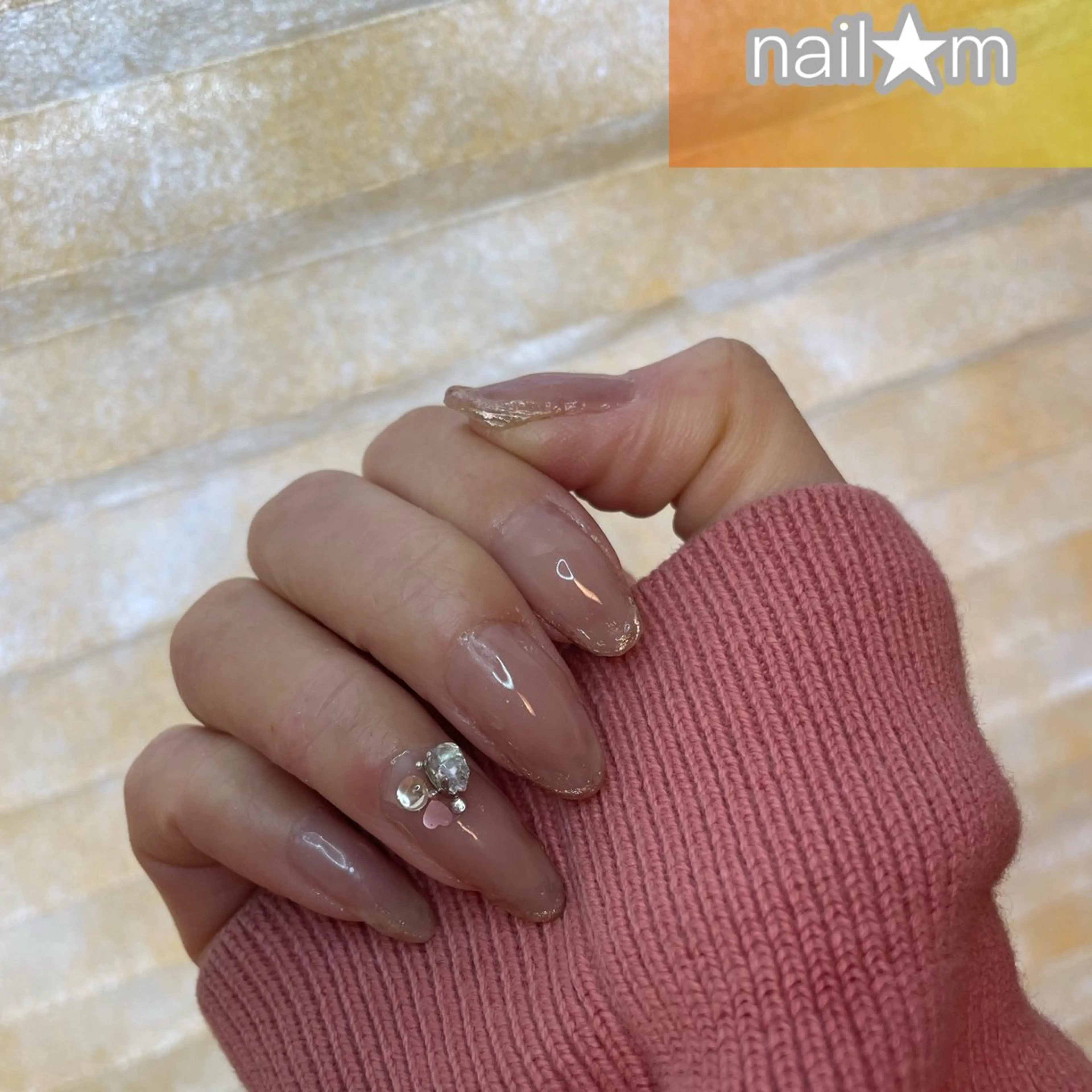ネイル ミラーネイル オフィスネイル ワンカラーネイル NAIL★M 真紀のネイルデザイン