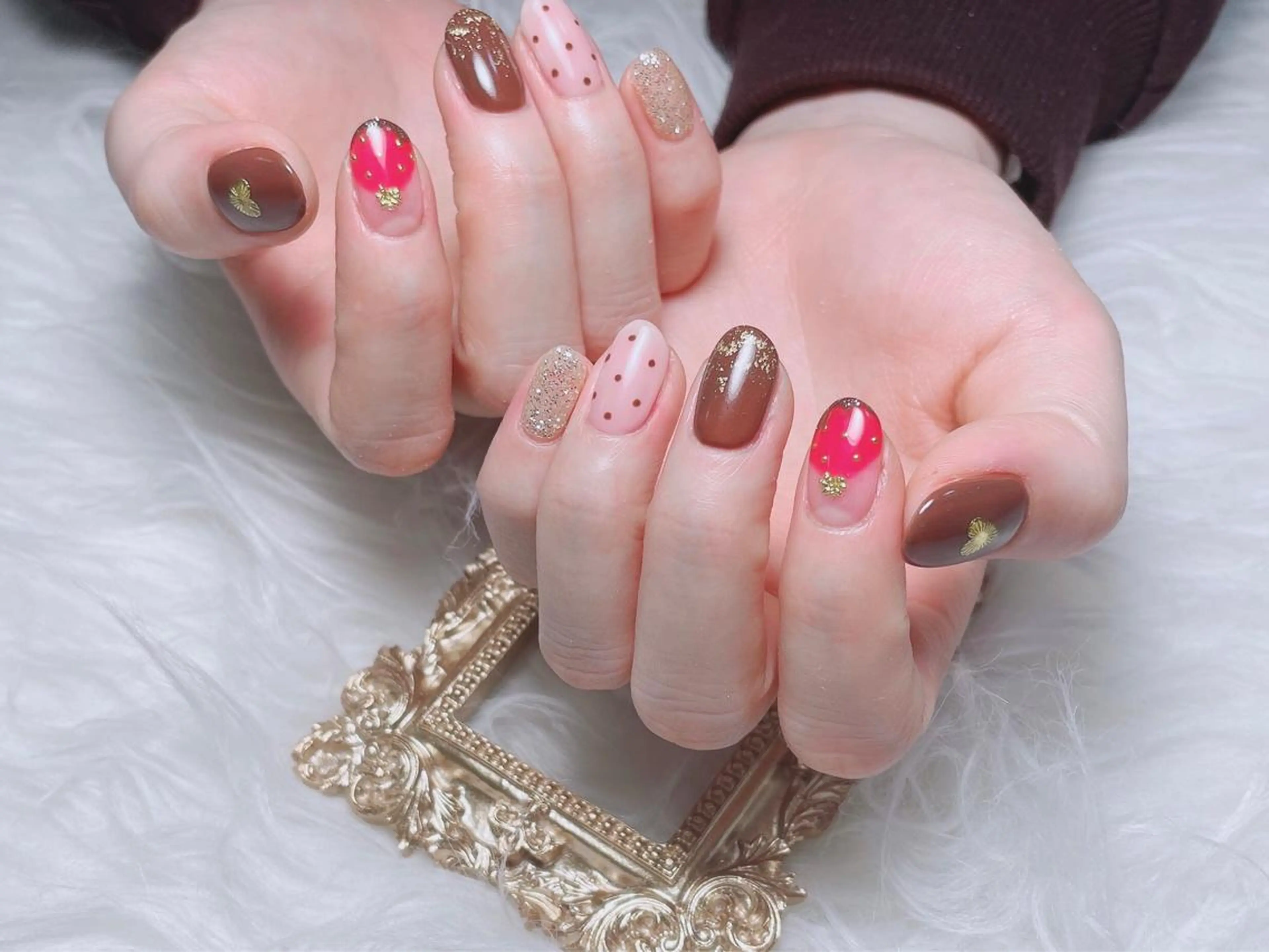 ネイル MiKi Nai池袋 長さだし得意のネイルデザイン