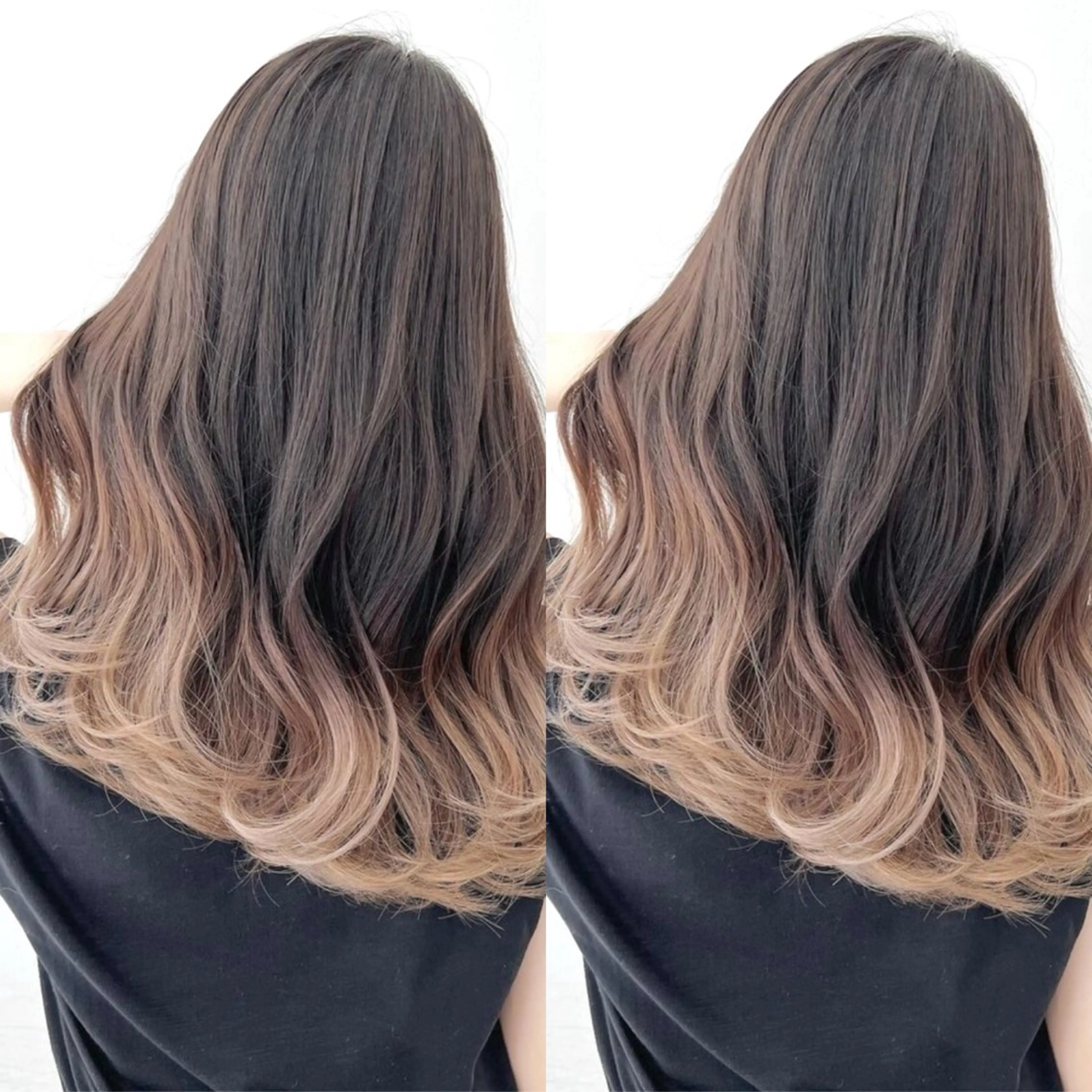 【スタイルチェンジがしやすい⛅️✈️】エアタッチグラデーションカラー➕ カット➕1stepトリートメント🧴◌𓈒𓐍の写真