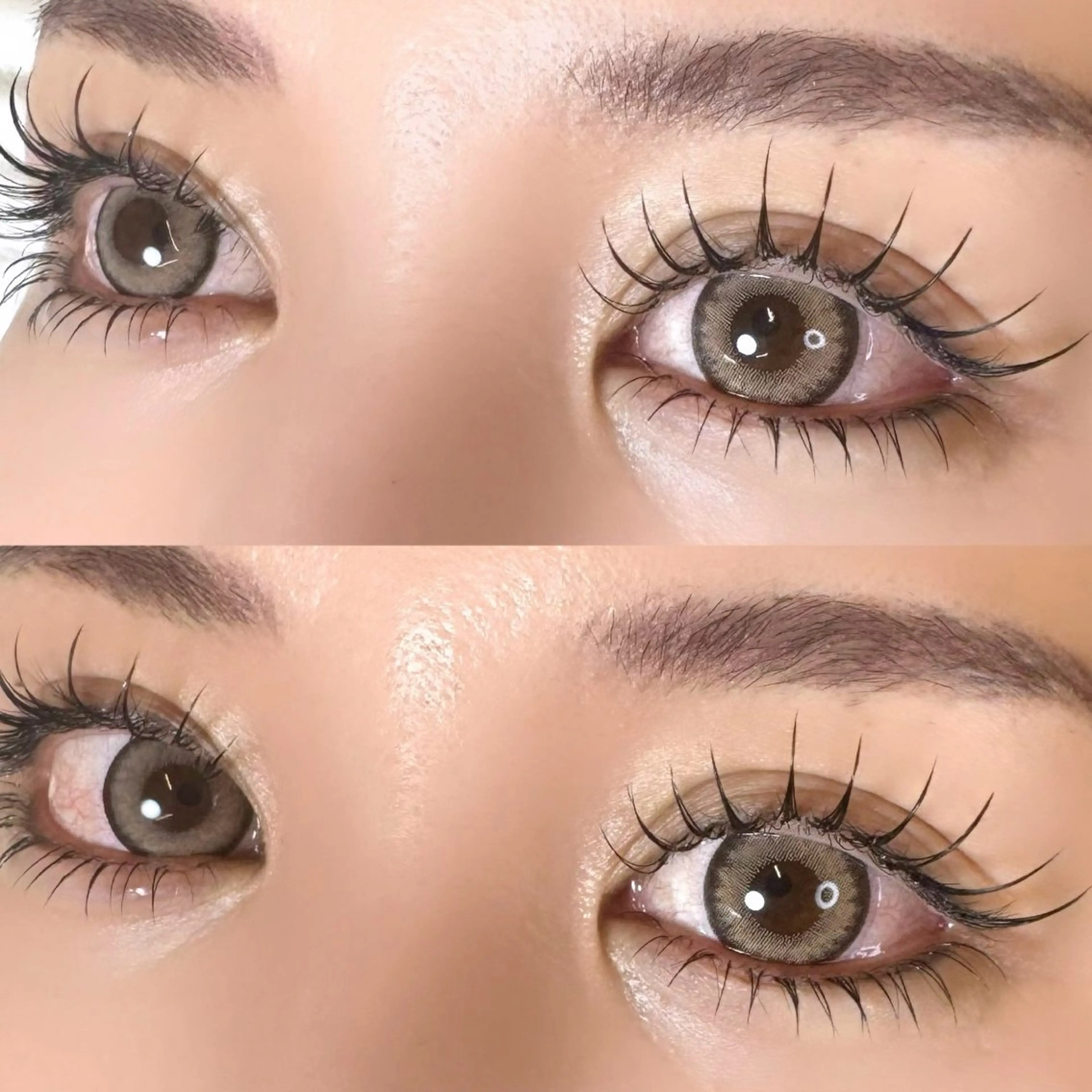 🪽上下マツエク🪽フラットラッシュ120本/40本❣️(本数の変更可能💎)の写真