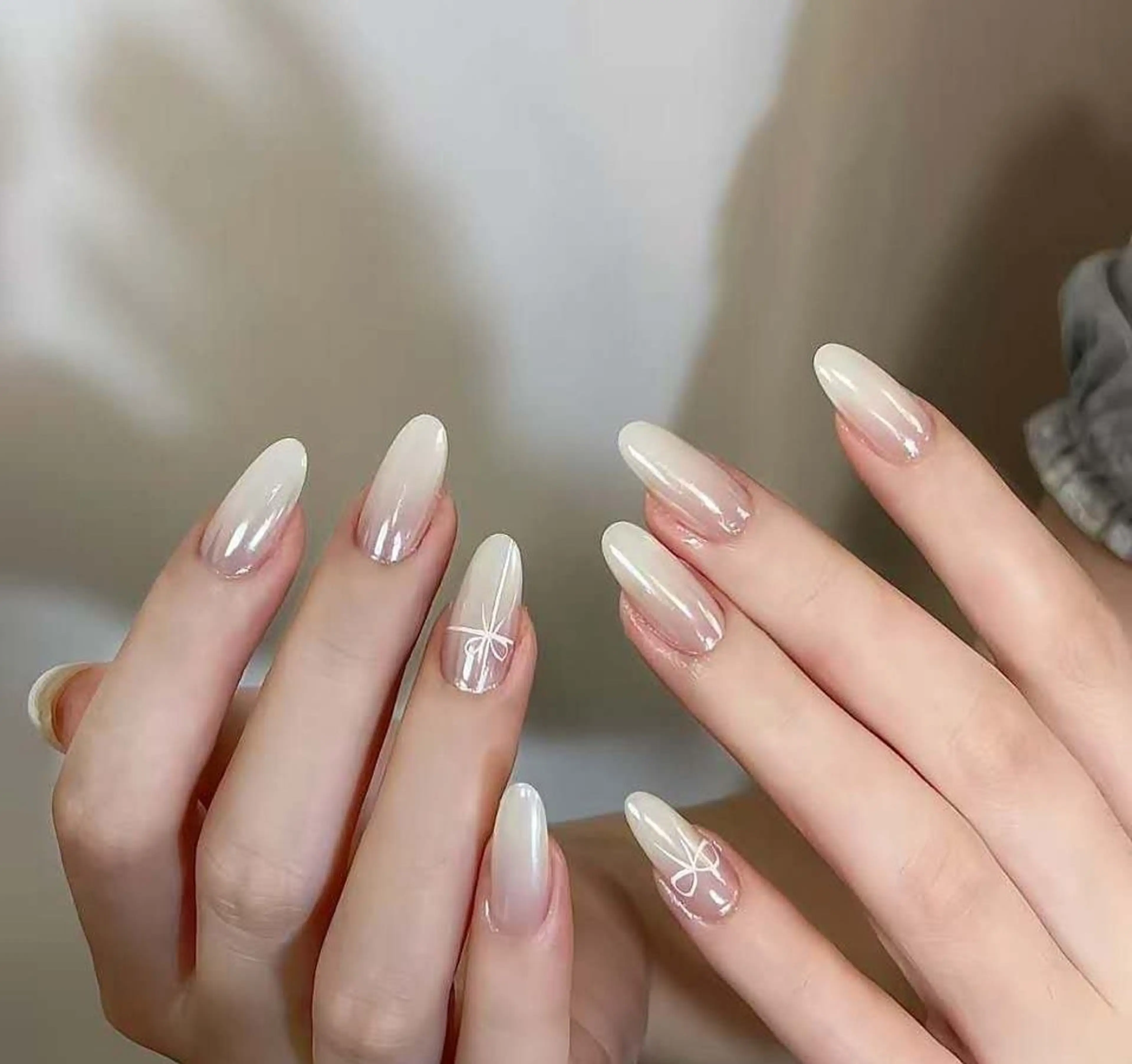 ネイル フラワーネイル フレンチネイル ジェルネイル ガラスフレンチ ハート ハンドネイル Oomiya 服部のネイルデザイン