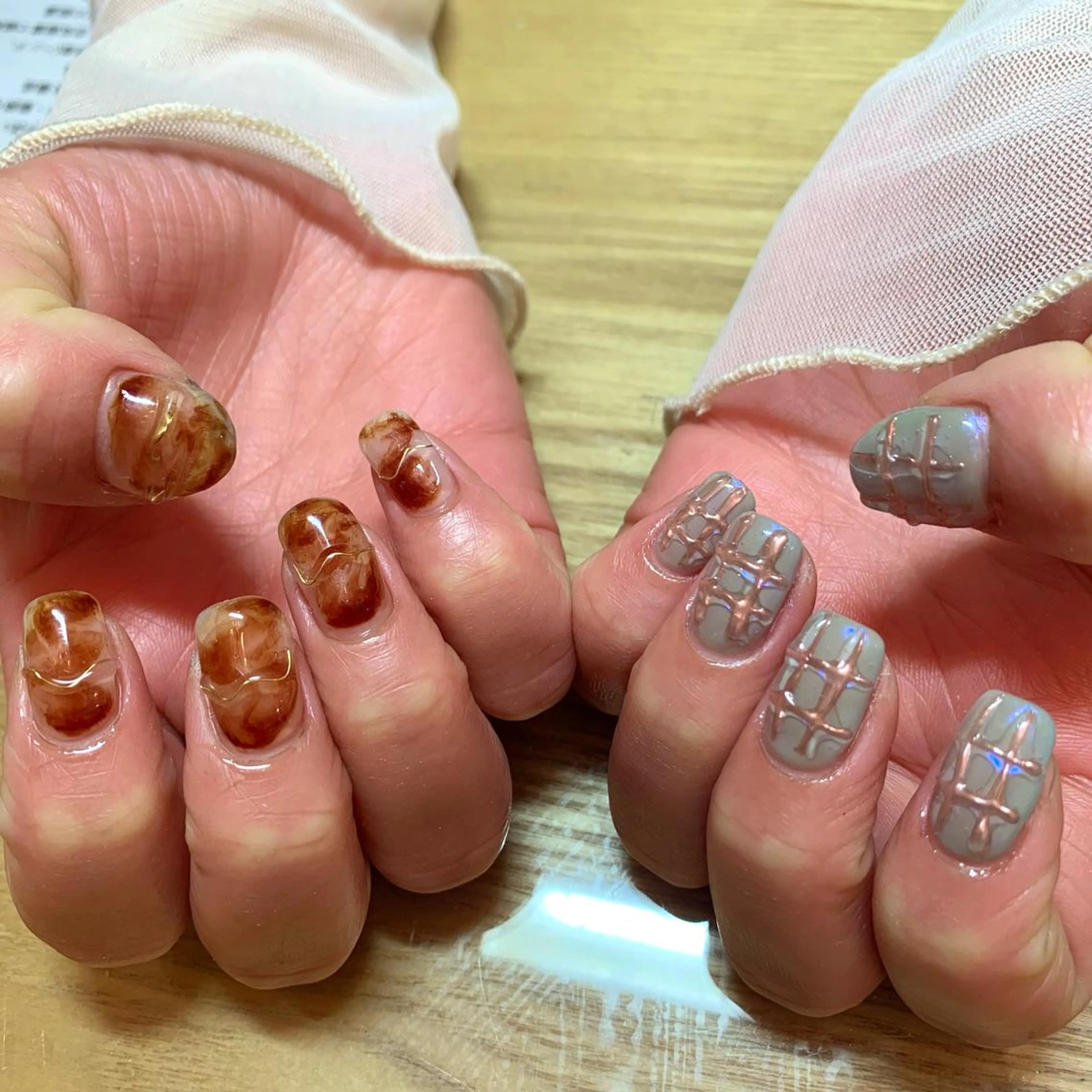 ネイル GO TODAY シェアサロン 表参道Colore店所属・K. Ayanaのネイルデザイン