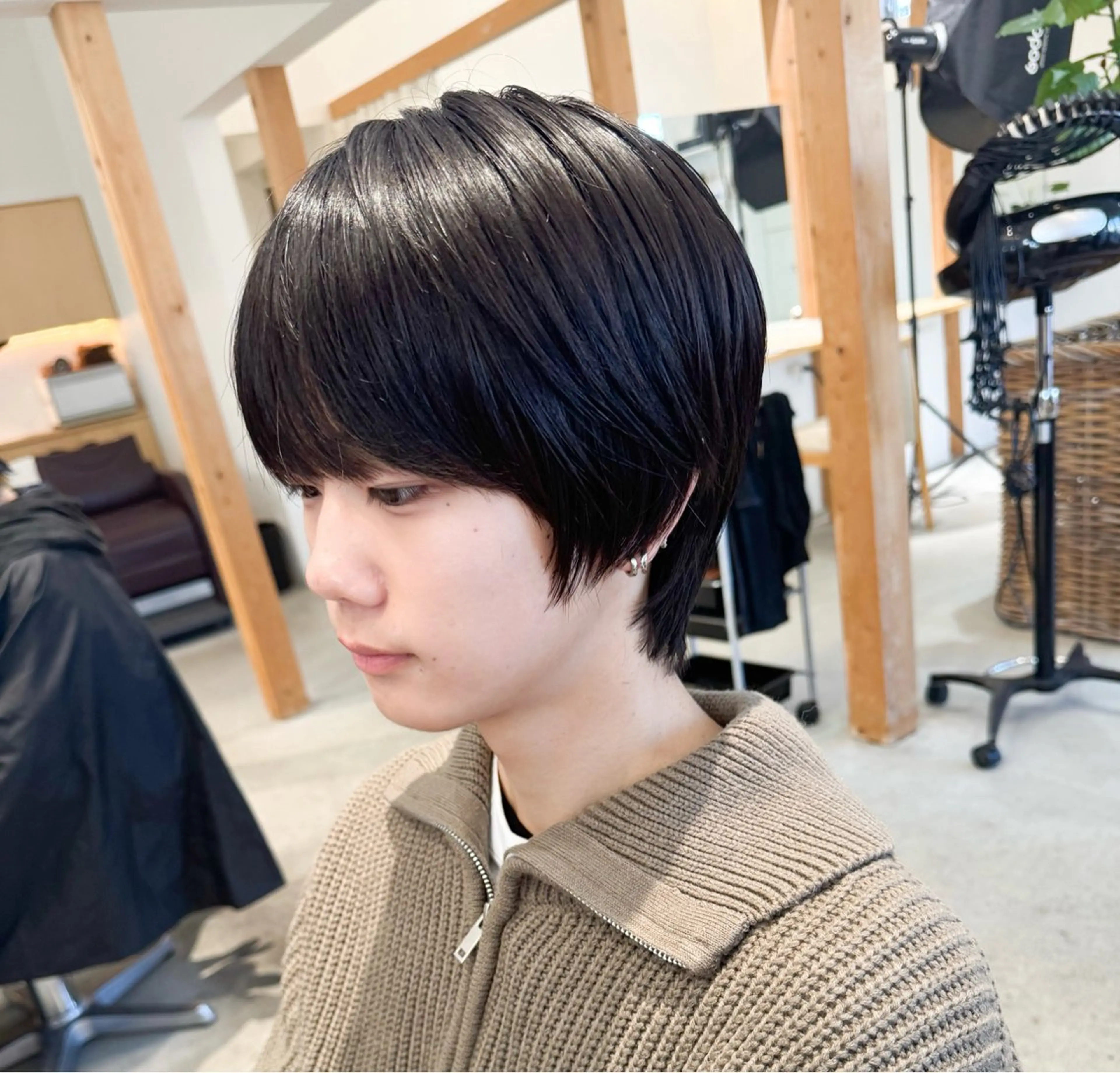 骨格矯正メンズカット＋自然なナチュラルストレート/縮毛矯正の写真