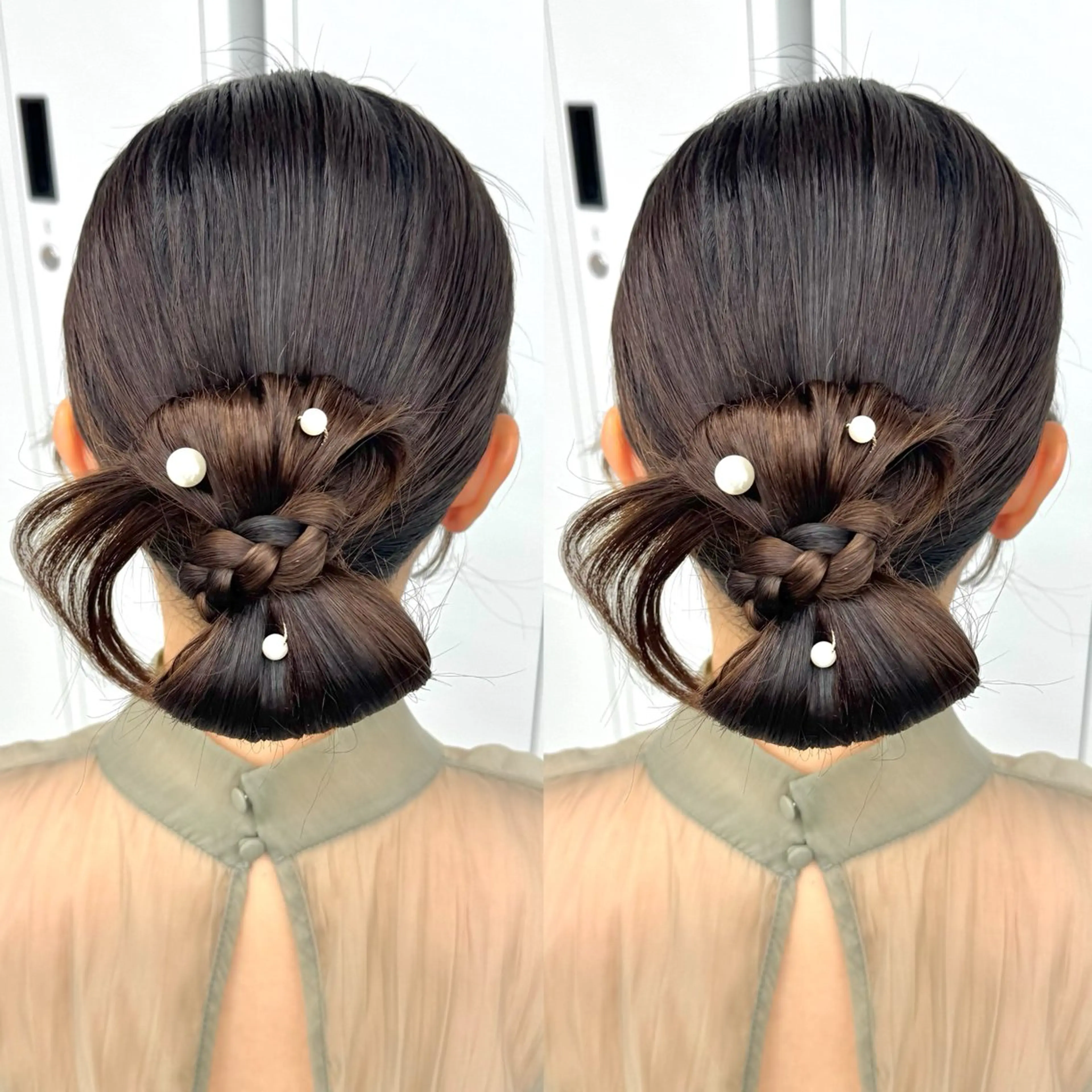 セミロング ヘアアレンジ ヘアセット ヘアメ🎀推しカラー 🥣横浜/しほ🧸のその他イメージ