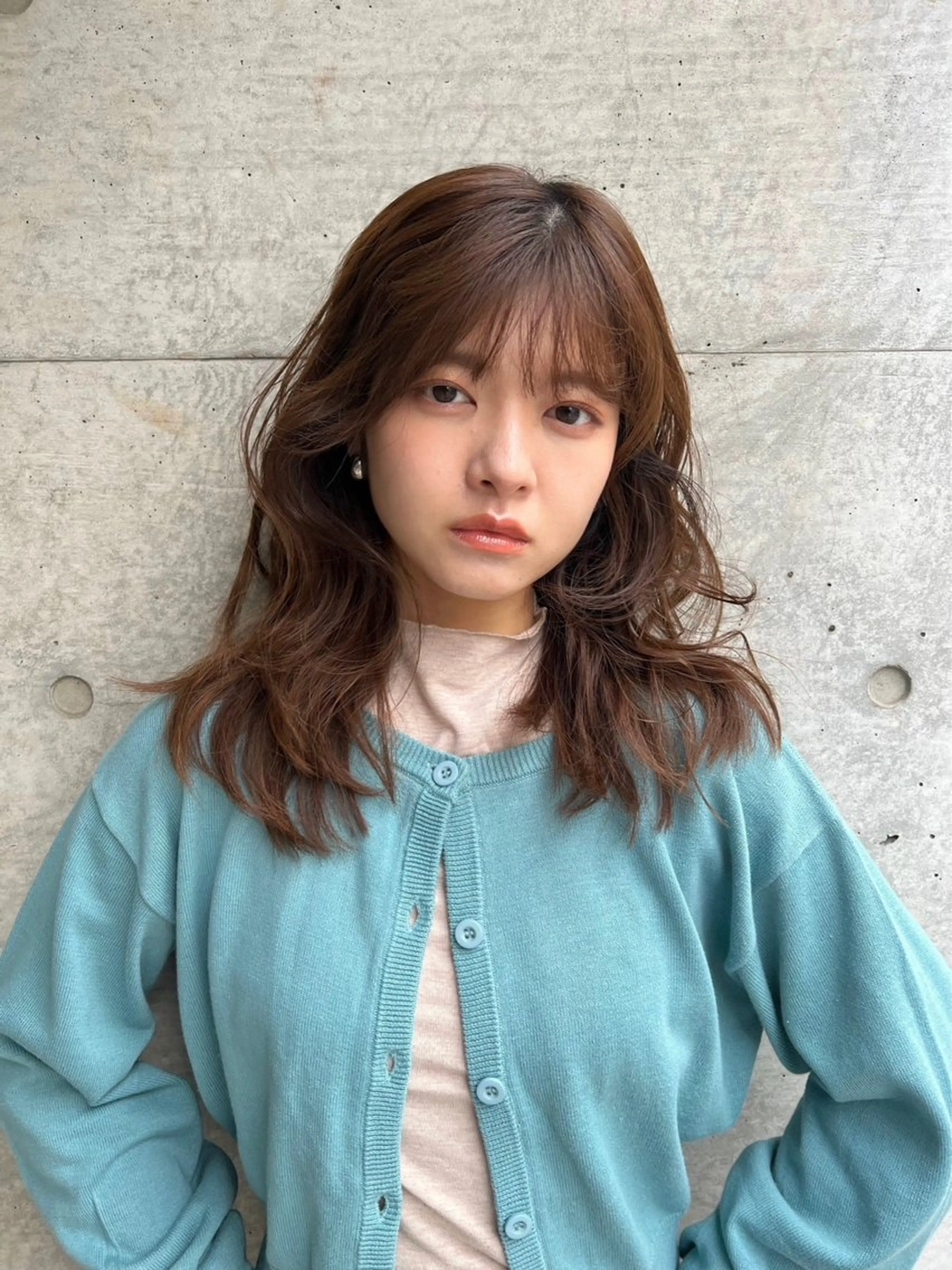 ミディアム カラー La bonheur hair reve 池袋店所属・🐈‍⬛ マナカ🐈‍⬛のヘアスタイル