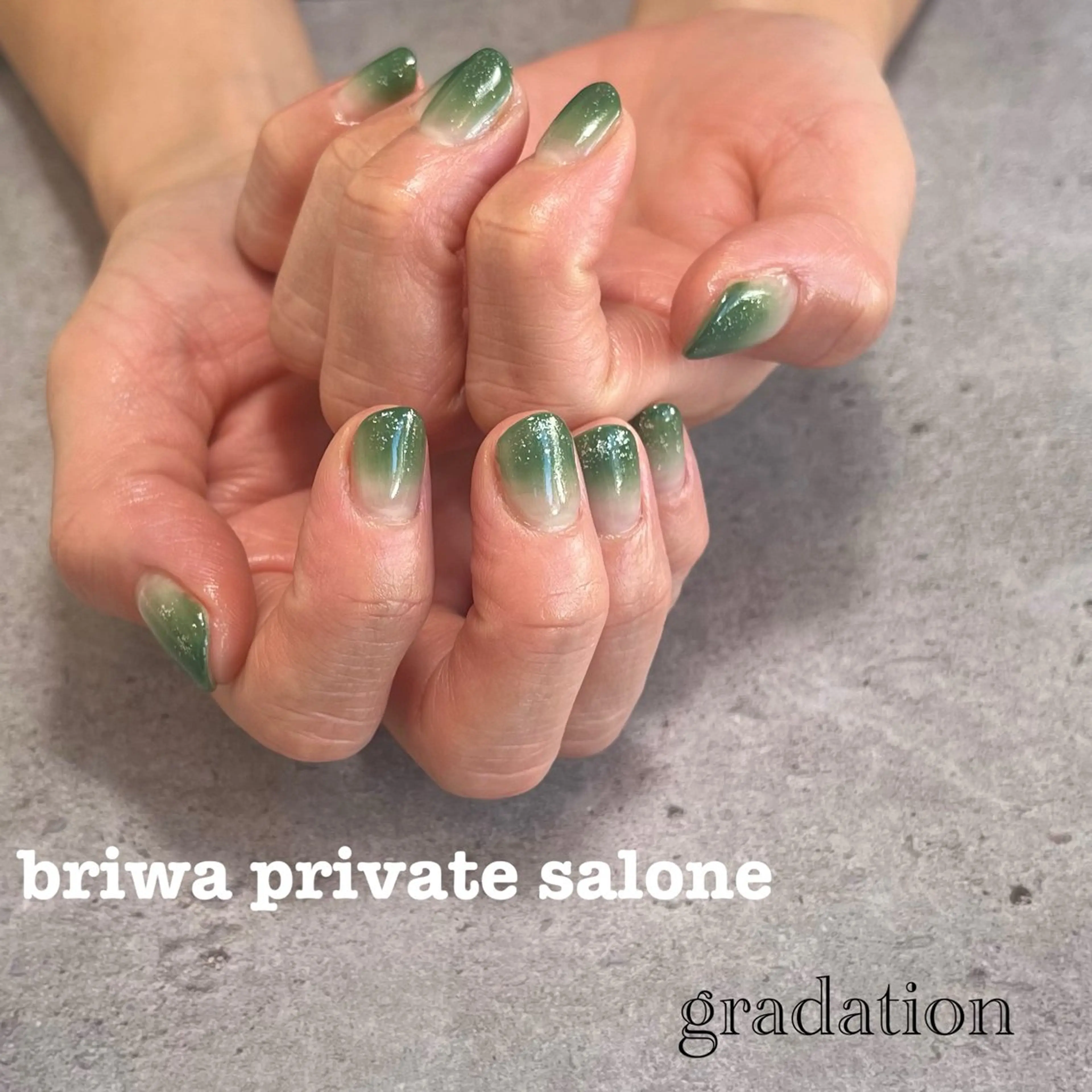 ネイル グラデーション ラメ(グリッター) Briwa✨nail 💅enoi ❤︎のネイルデザイン
