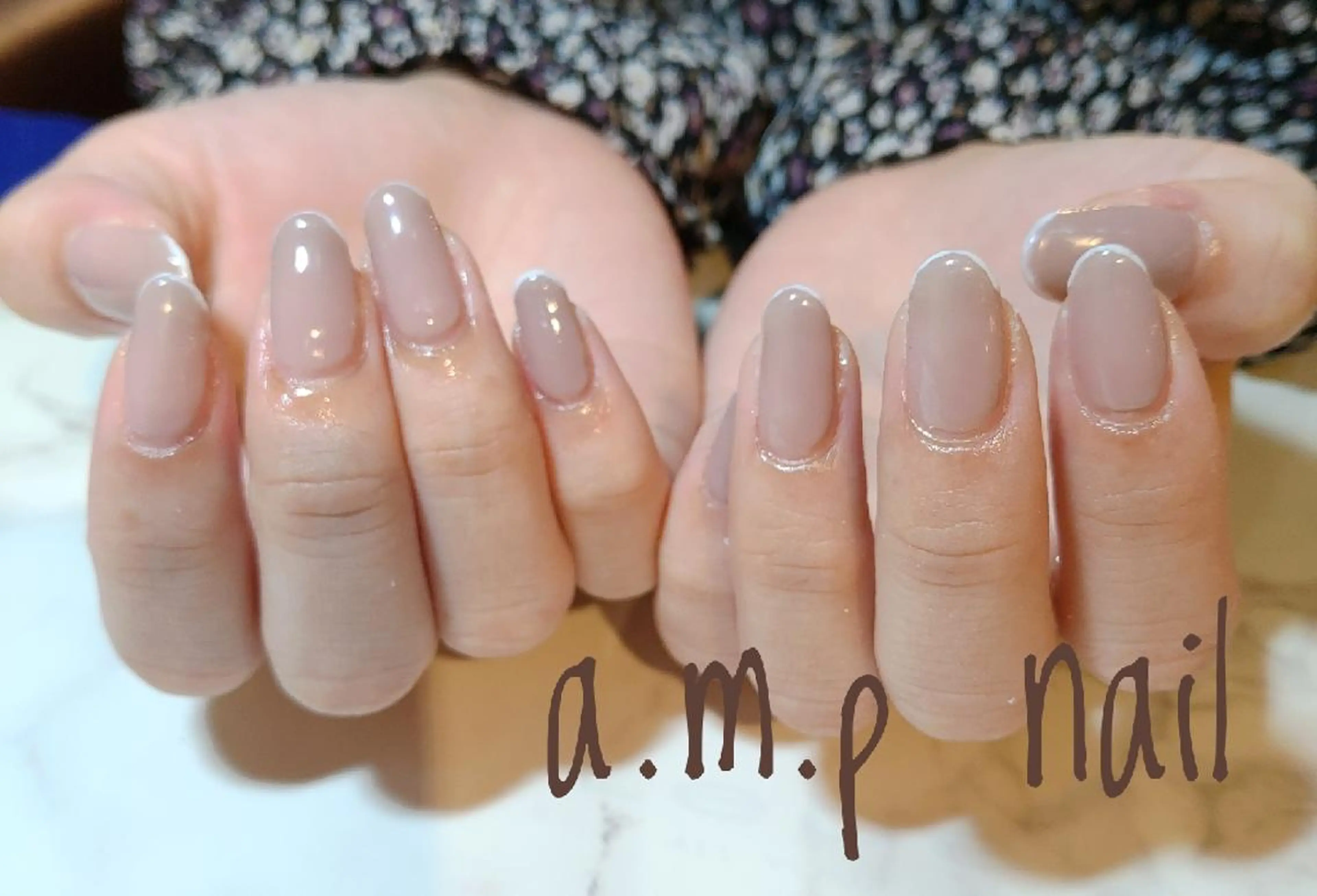 ネイル ワンカラーネイル ハンドネイル a.m.p nail所属・高山 奈津美のネイルデザイン