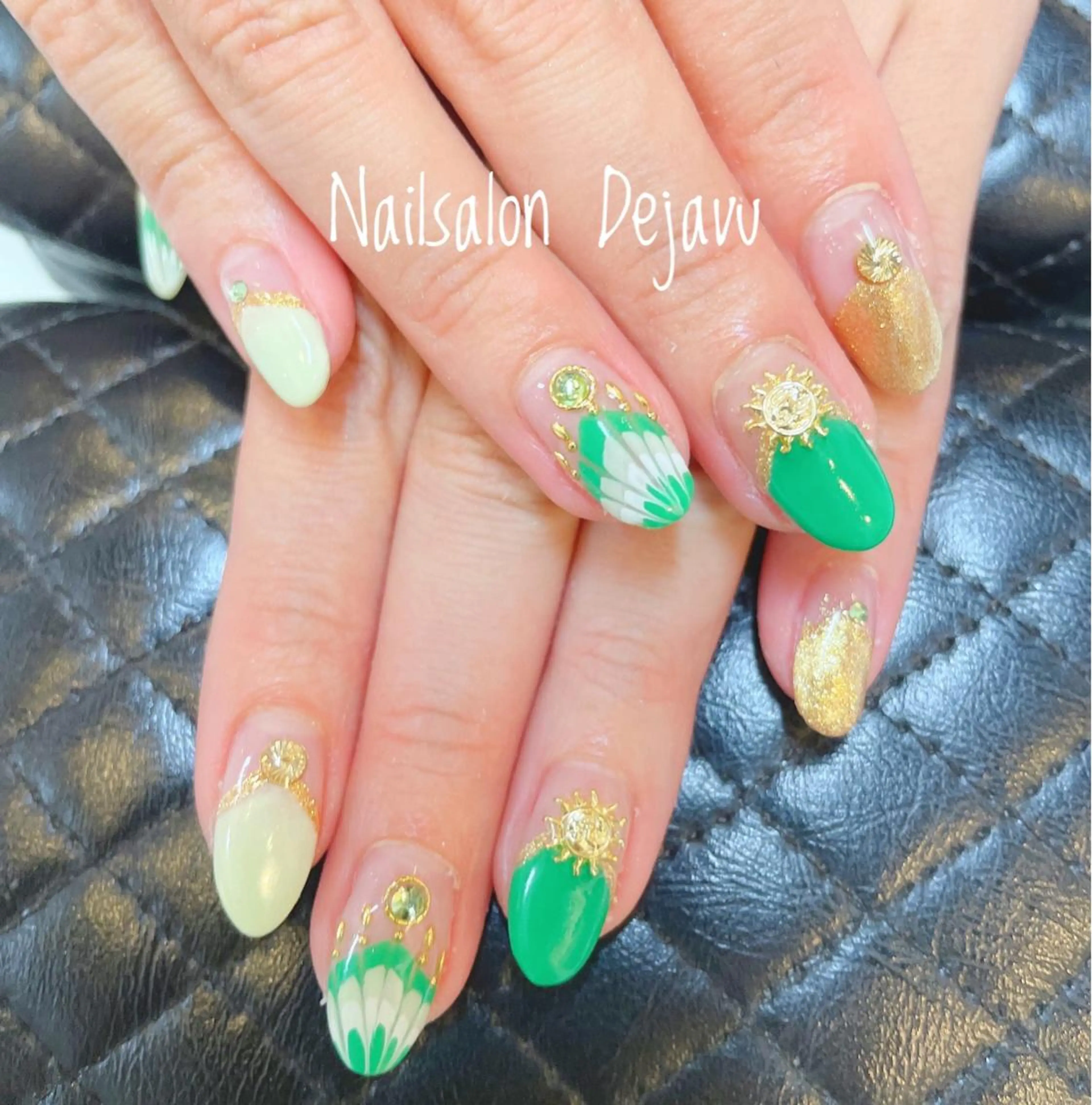 ネイル アートネイル ジェルネイル ピーコックネイル ハンドネイル Nailsalon Dejavu  Yokosuka所属・Nailsalon Dejavuのネイルデザイン