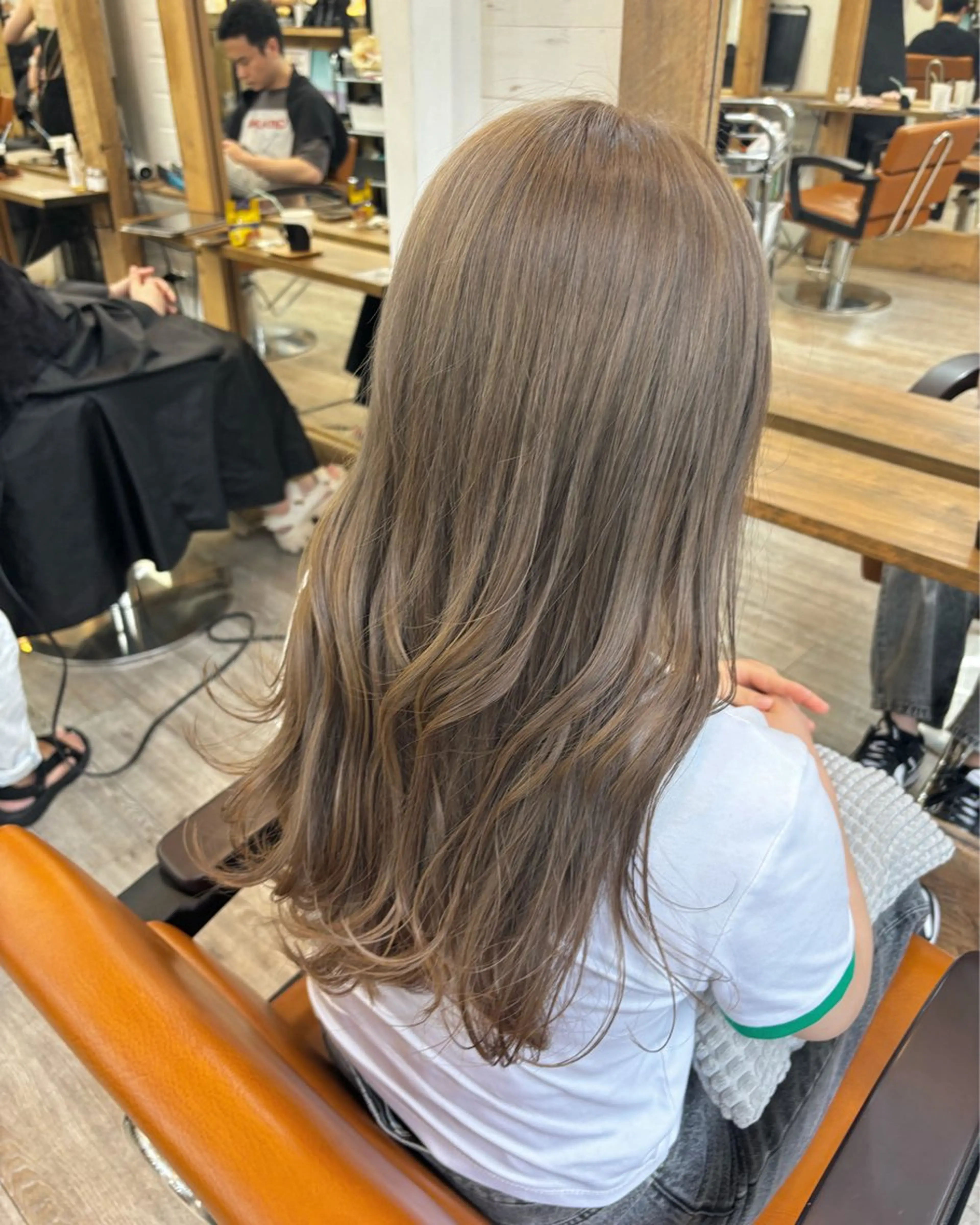 ロング カラー 広島/わかな/ヘア セット/オリーブのヘアスタイル