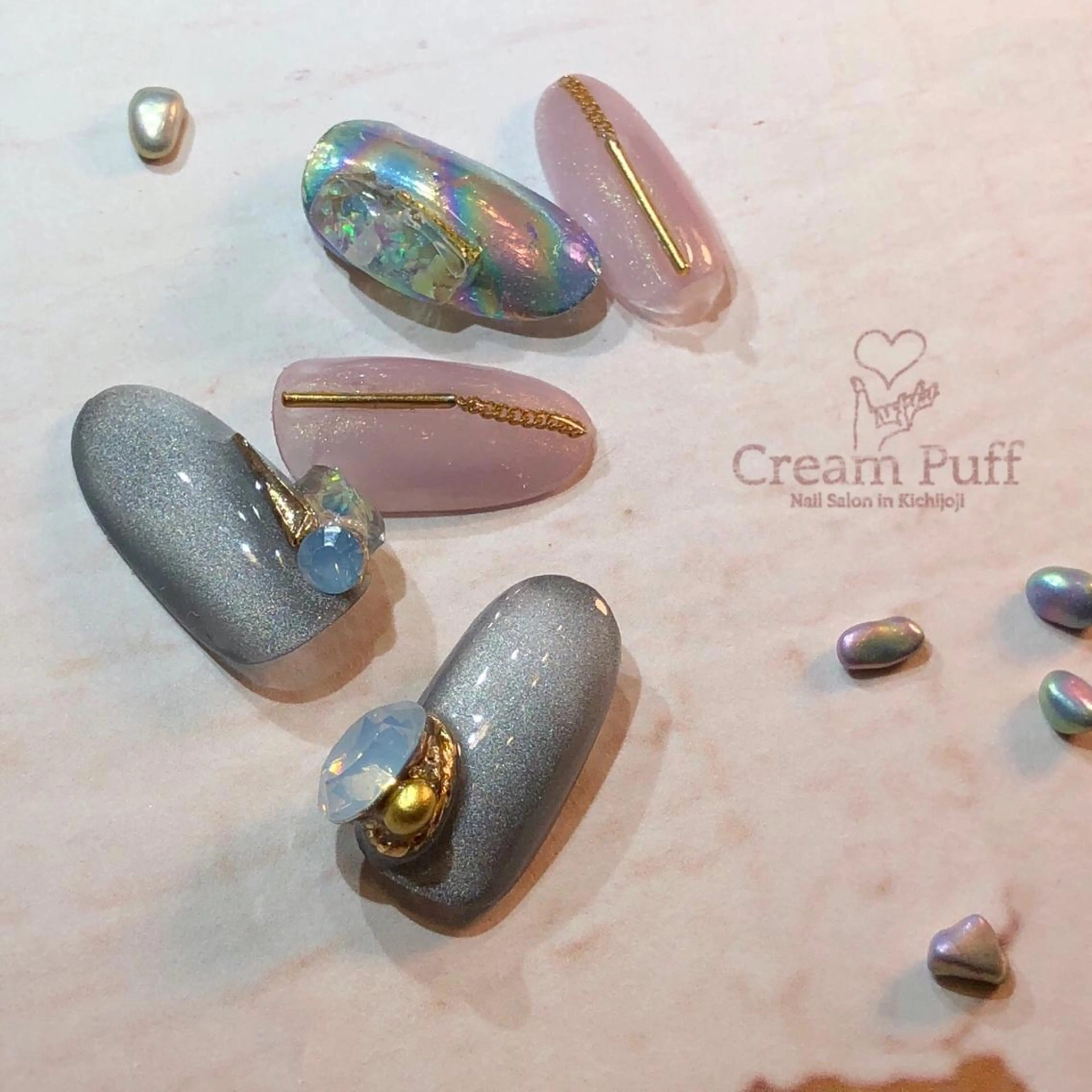 ネイル マグネットネイル HAMANO MIKAのネイルデザイン